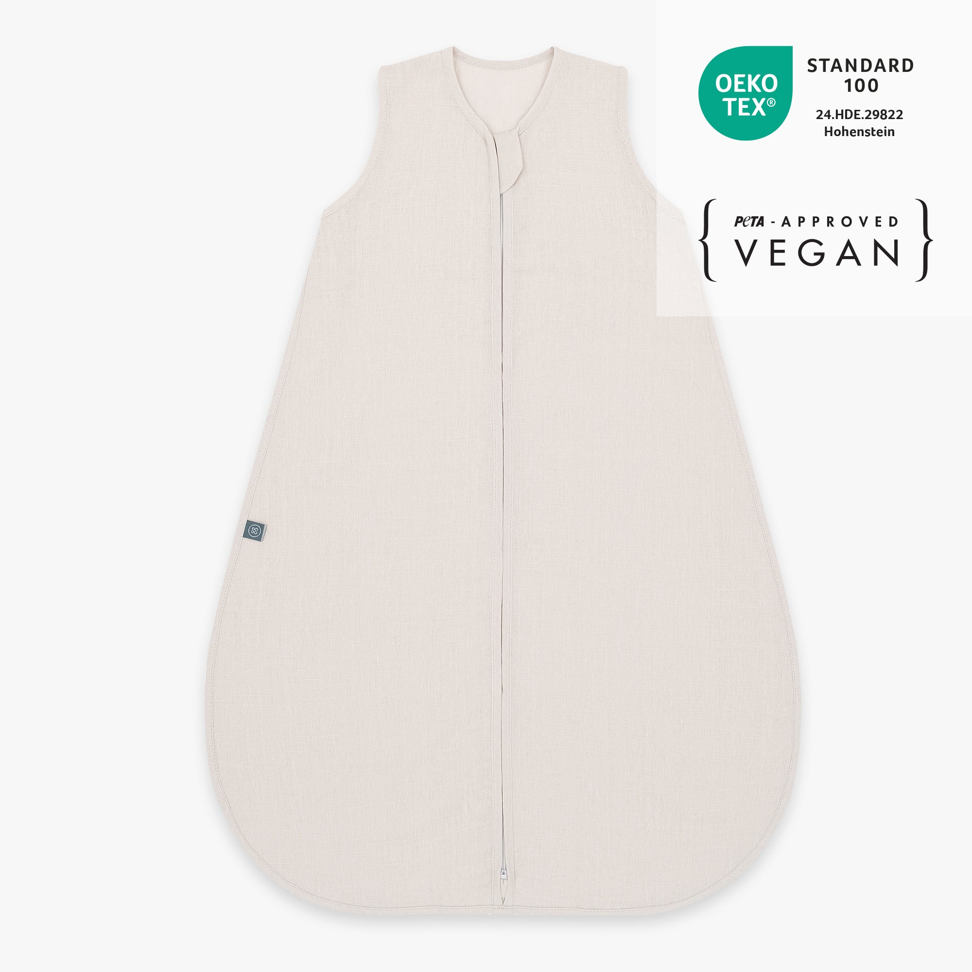 Linnen slaapzak 0.5 TOG | Essential Beige