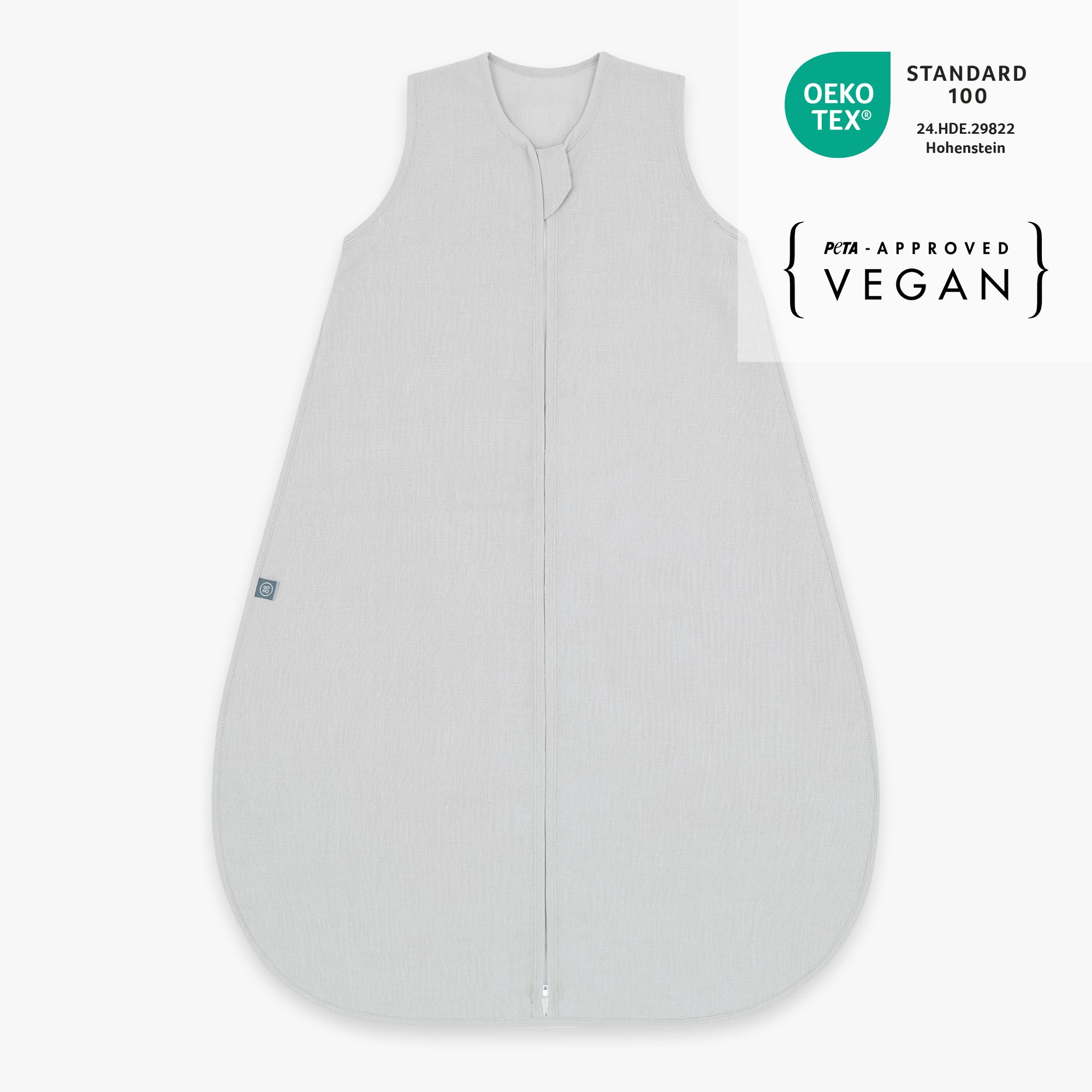 Linnen slaapzak 0.5 TOG | Essential Grijs