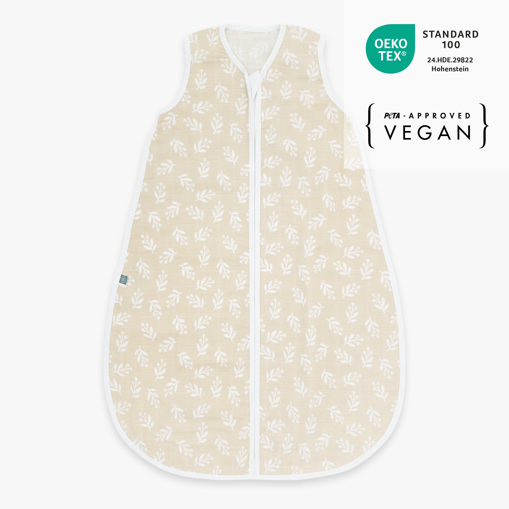 Mousseline slaapzak 0.5 TOG | Floral Sand
