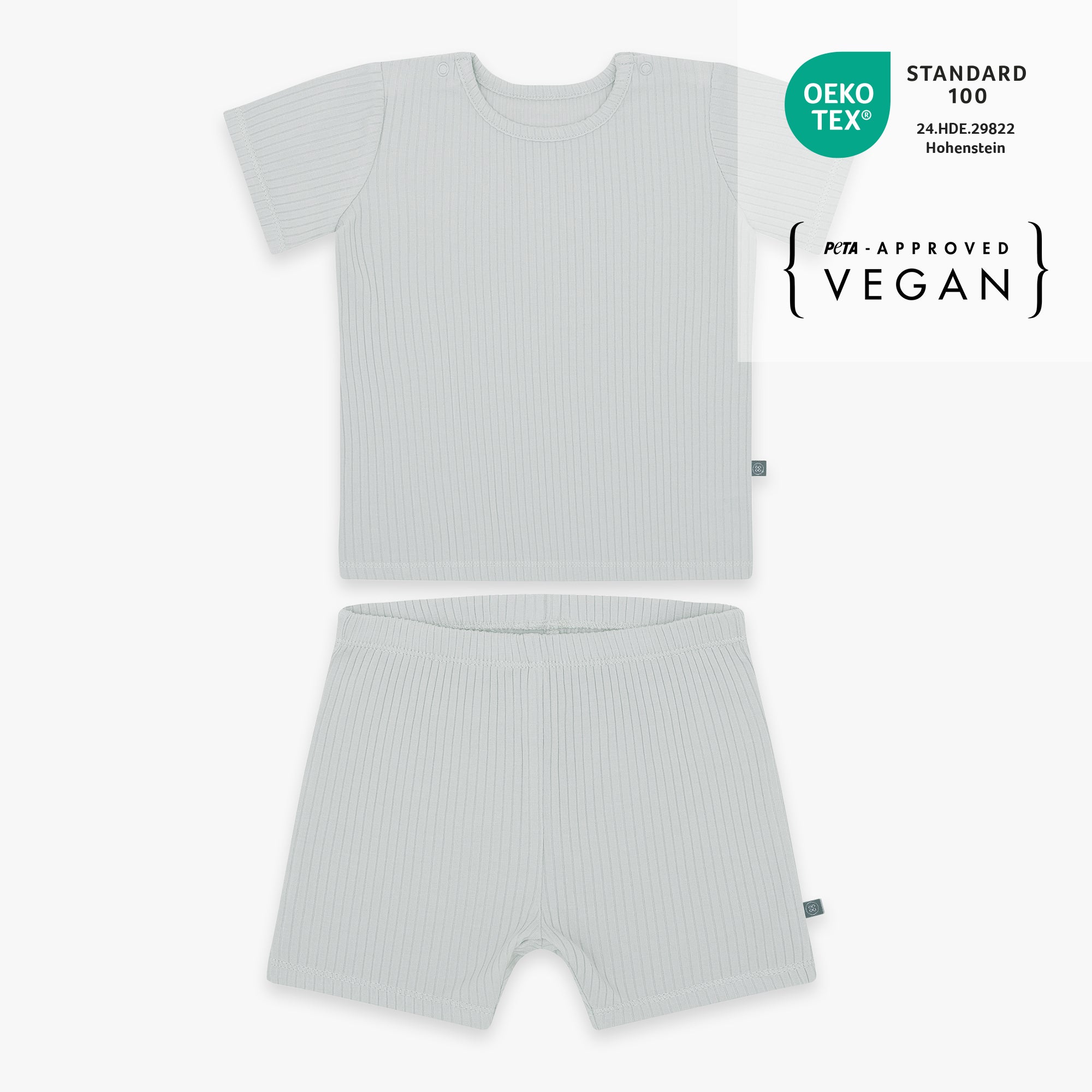 Pyjama kort 2-delig | Essential Grijs