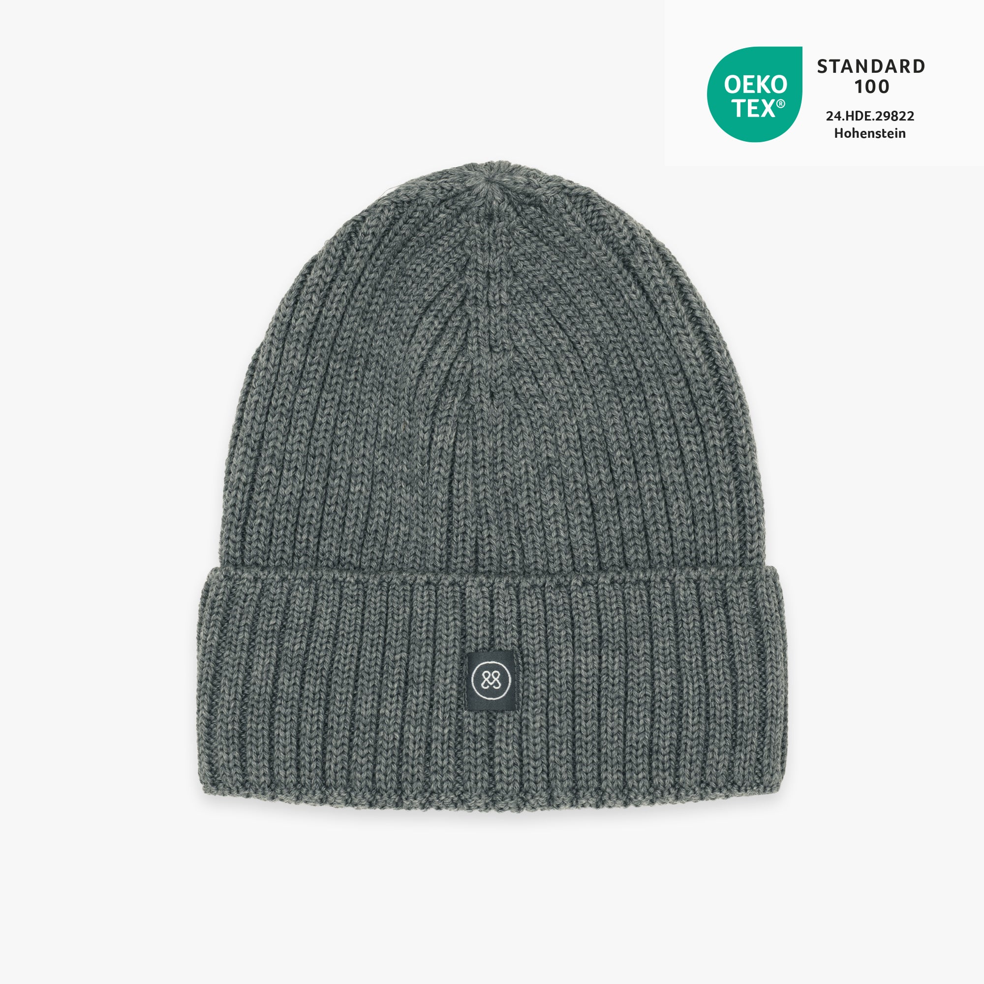 Merinowollen muts volwassenen | Essential Grijs