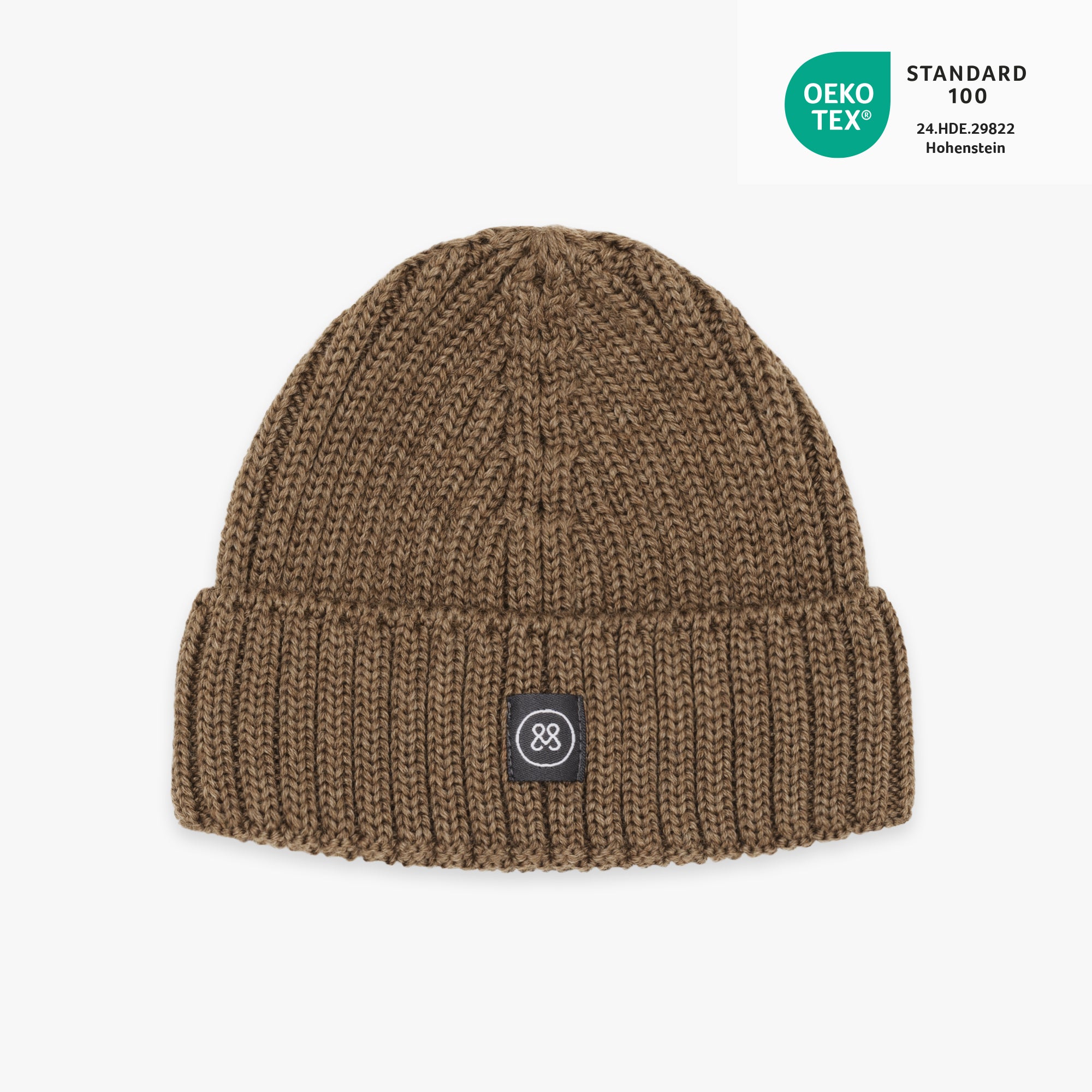 Merinowollen muts kind | Essential Taupe