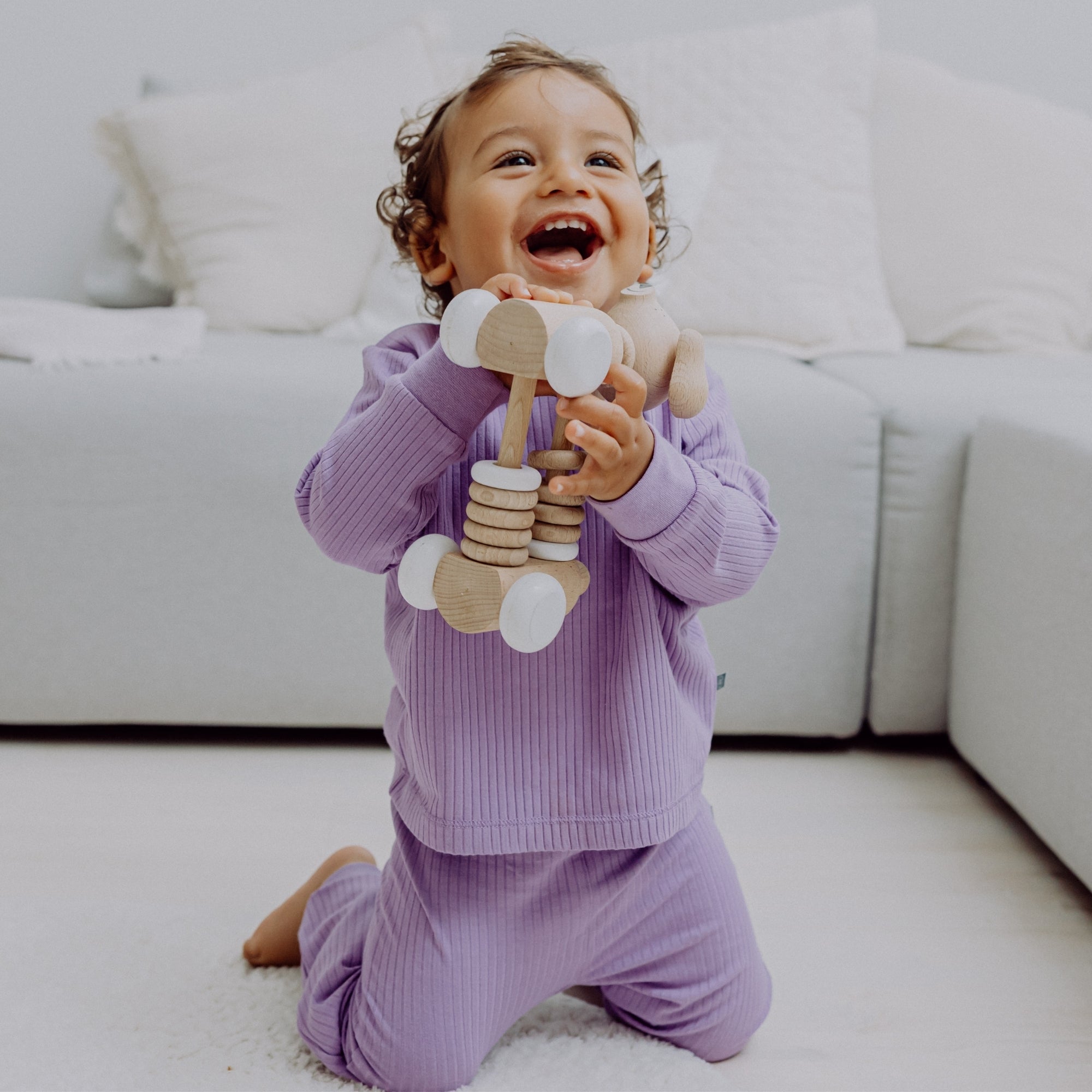 Pyjama lang 2-delig | Essential Lavendel