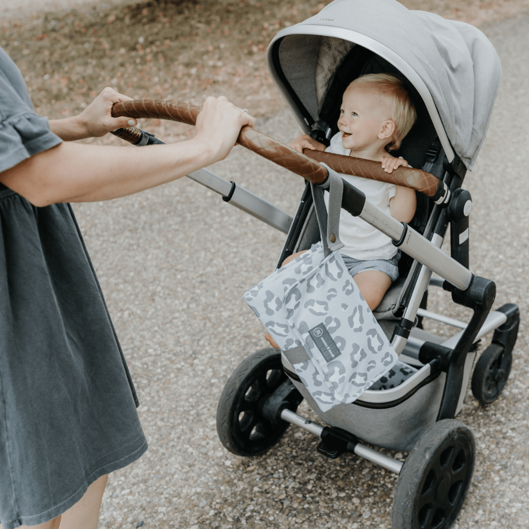 Verschoonmatje | Luipaard Grijs