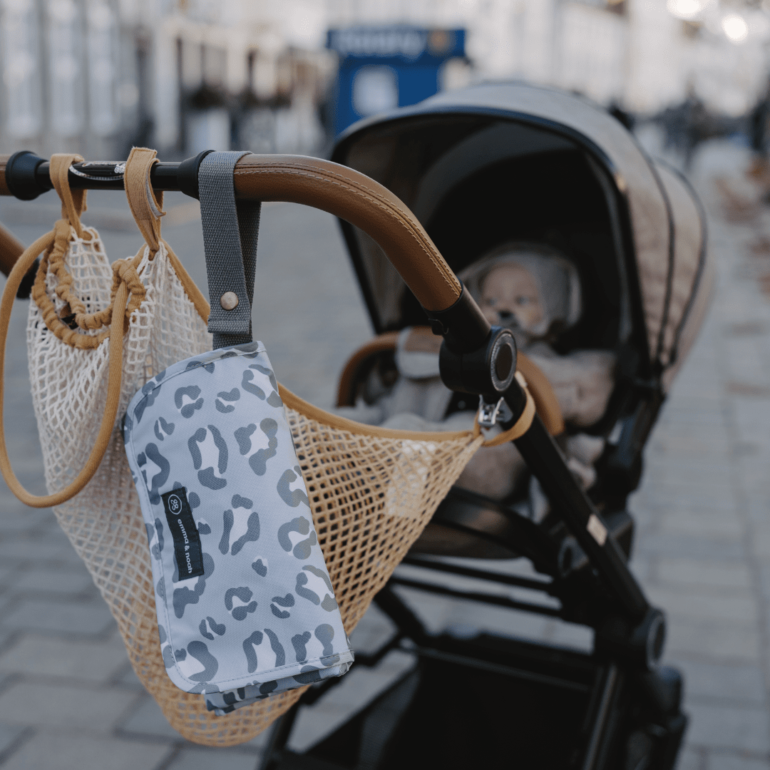 Verschoonmatje | Luipaard Grijs