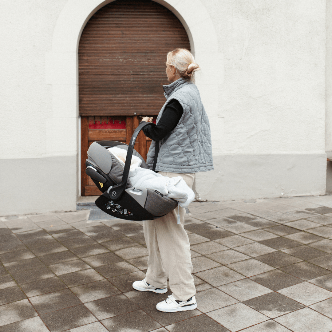 Omslagdoek met voetjes | Essential Grijs