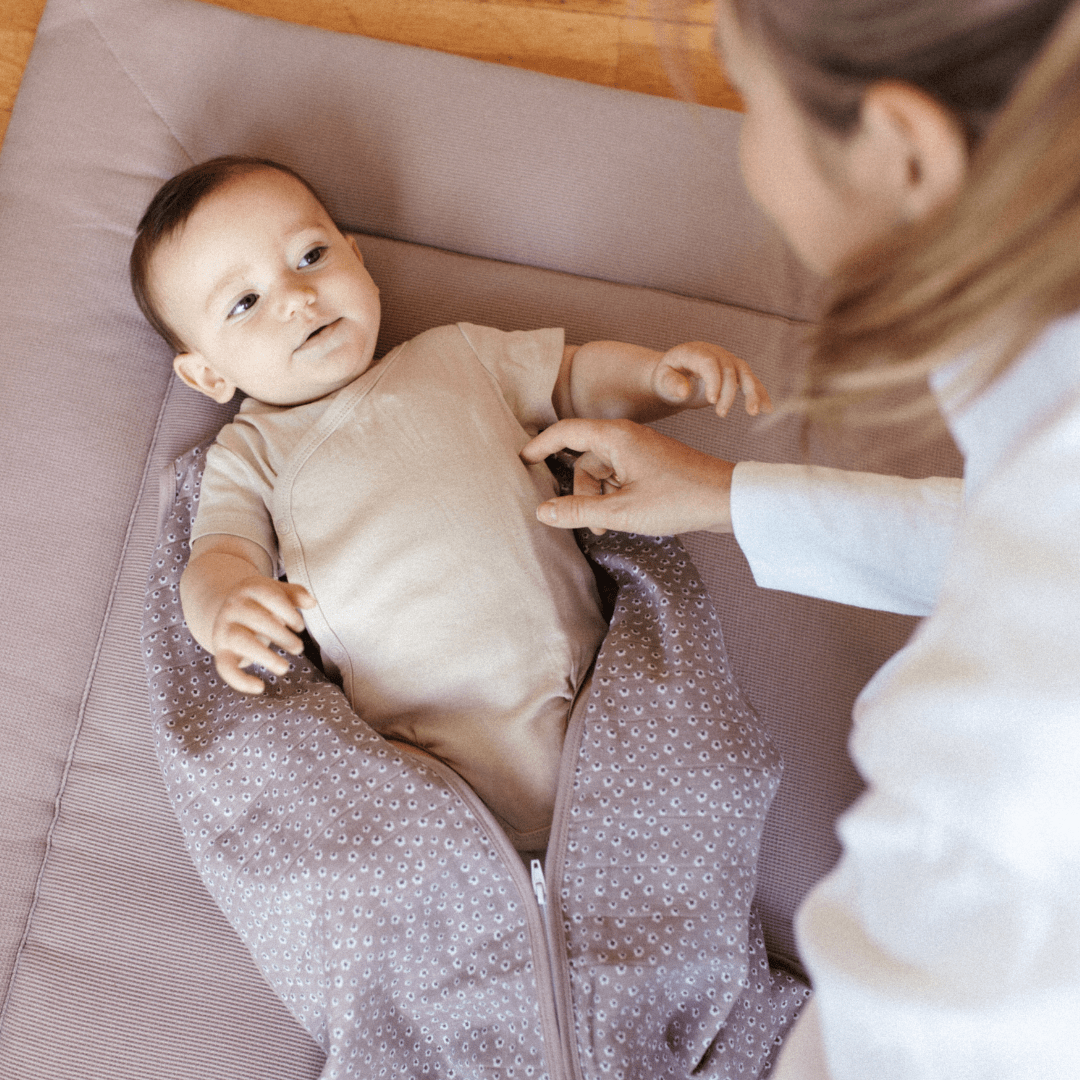 Mousseline slaapzak 0.5 TOG | Bloemen Berry