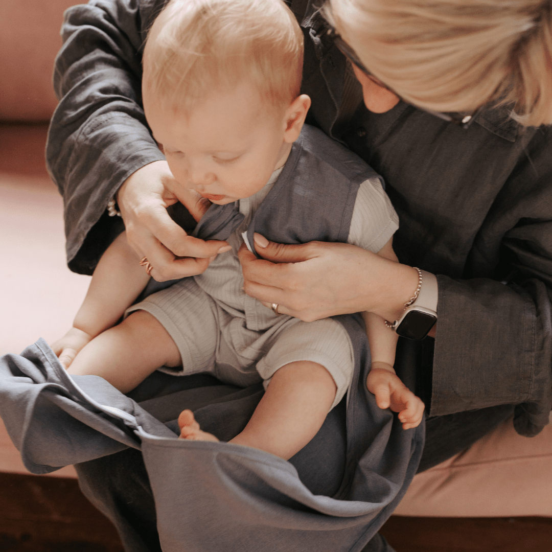 Linnen slaapzak 0.5 TOG | Essential Blauw