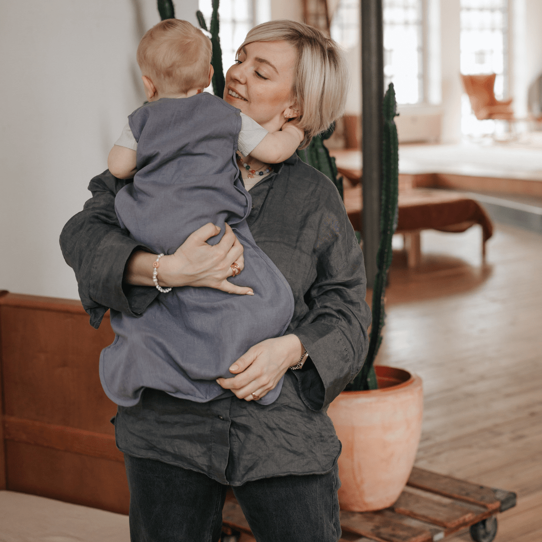 Linnen slaapzak 0.5 TOG | Essential Blauw