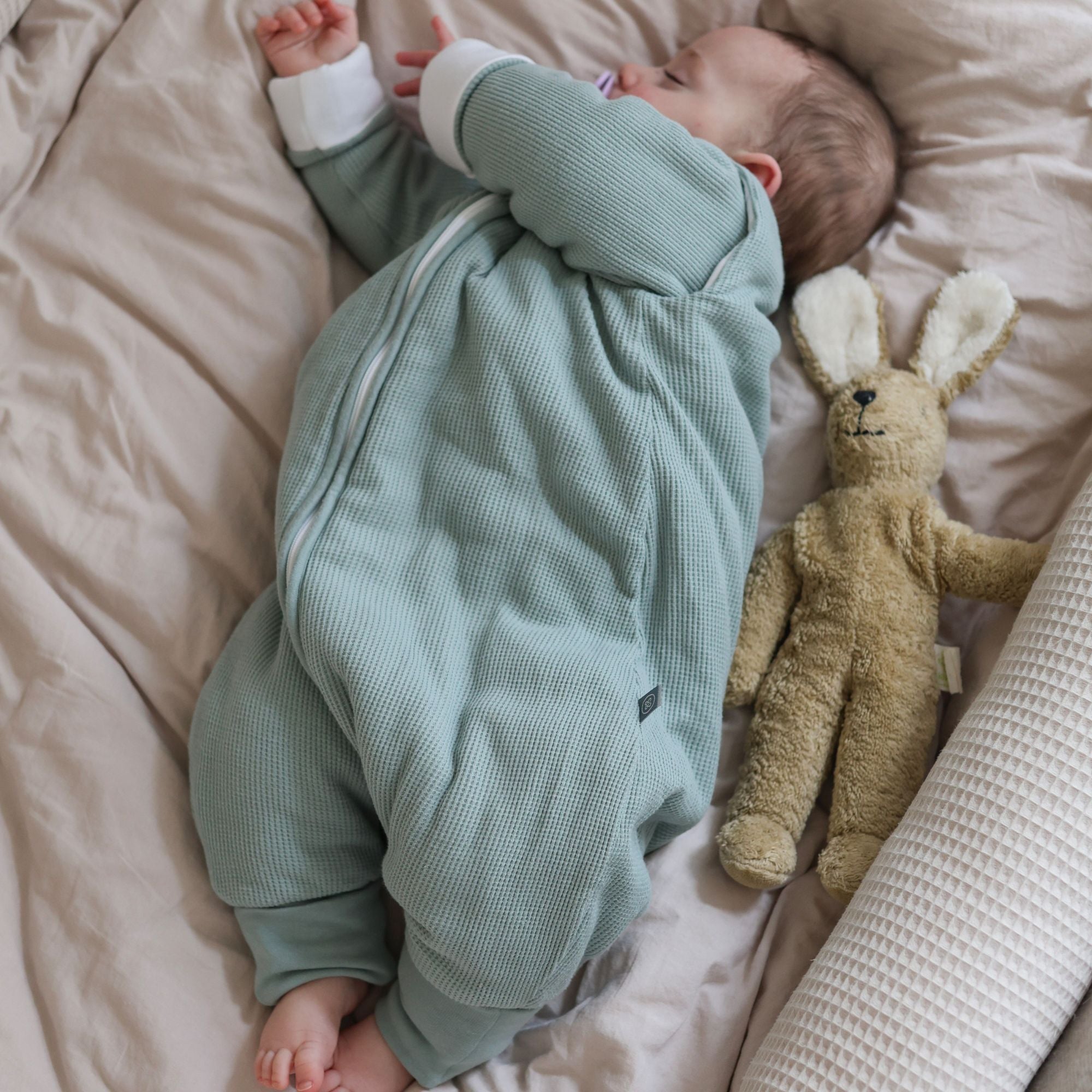 Slaapzak met voetjes en mouwen 3.5 TOG | Essential Mint