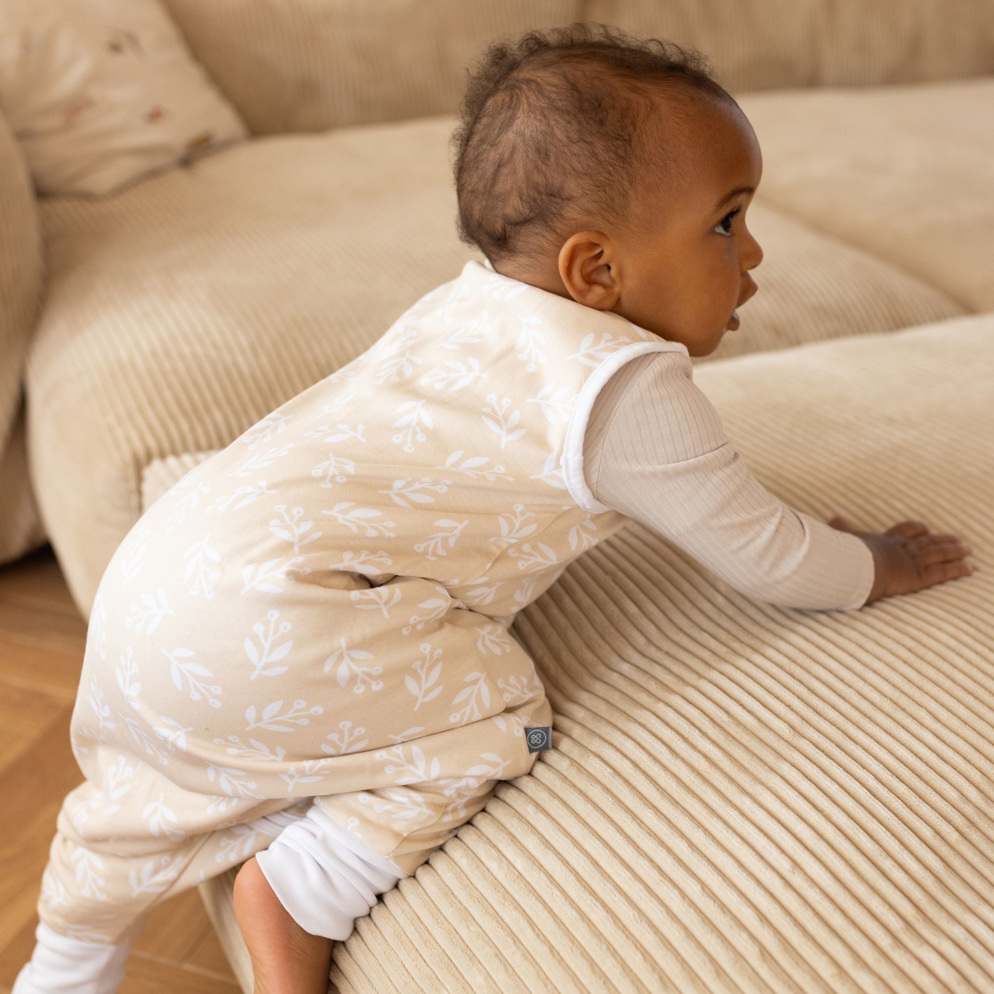 Slaapzak met voetjes 1.0 TOG | Floral Sand