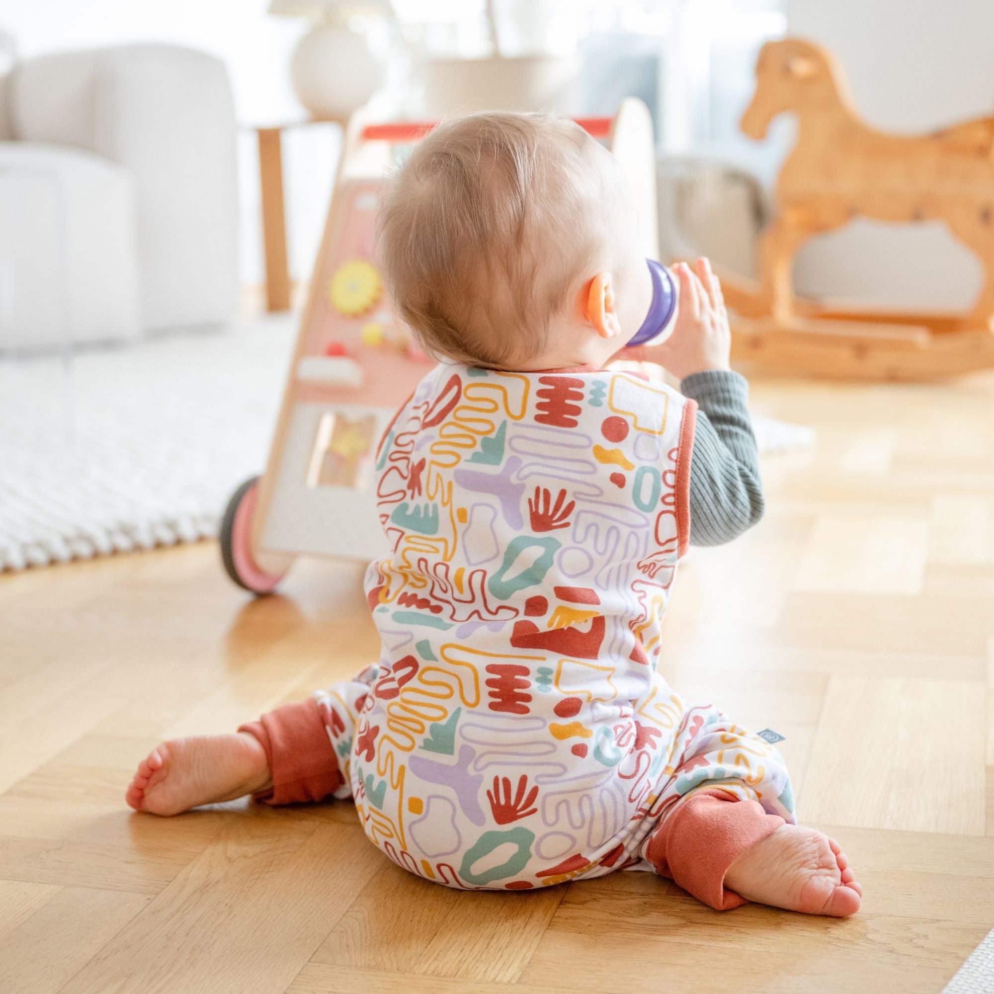 Slaapzak met voetjes 1.0 TOG | Bonte Vormen