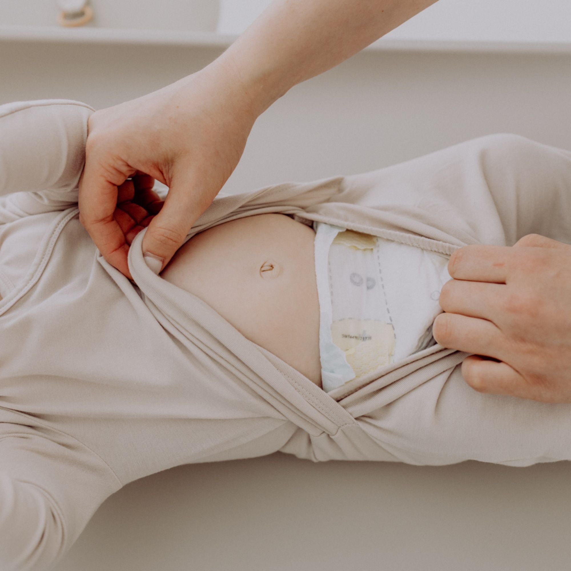 Easy-on Boxpak met Lange Mouwen | Essential Beige