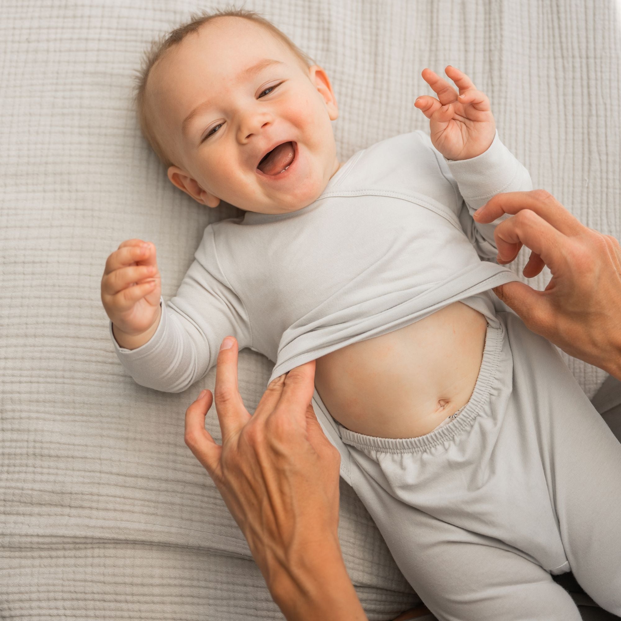 Easy-on Boxpak met Lange Mouwen | Essential Grijs