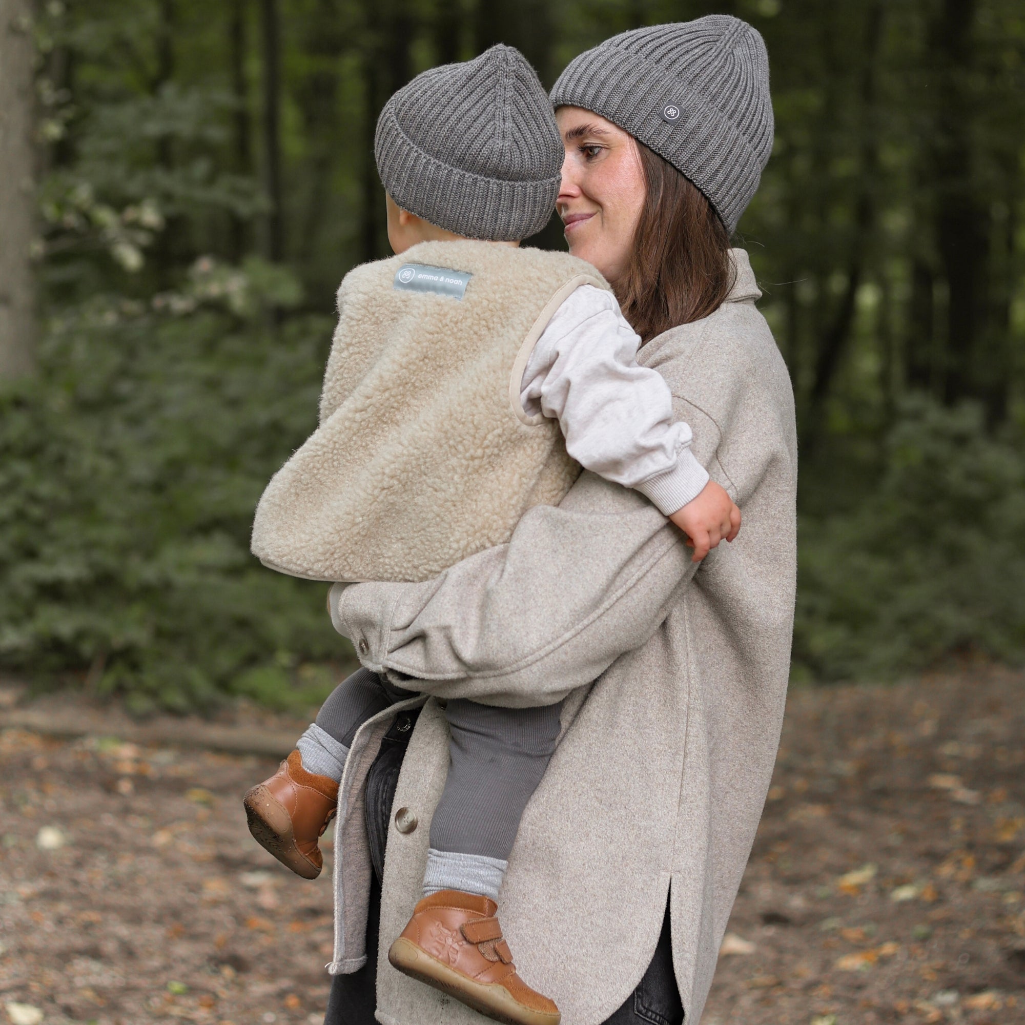 Merinowollen muts volwassenen | Essential Grijs