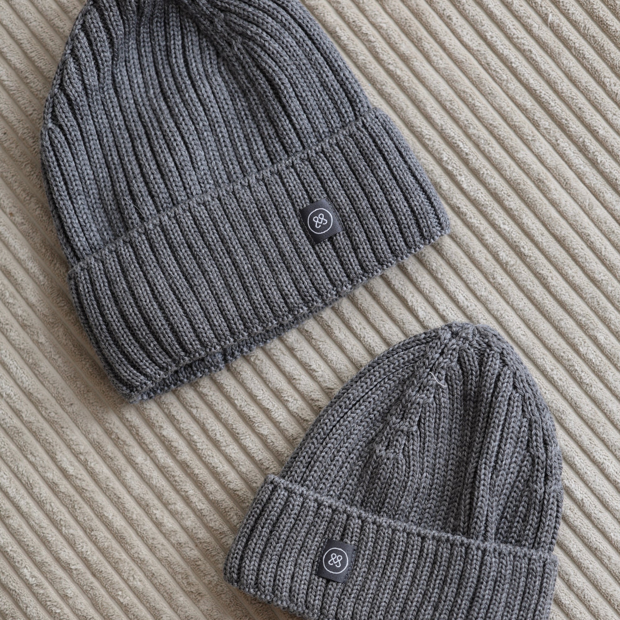 Merinowollen muts volwassenen | Essential Grijs