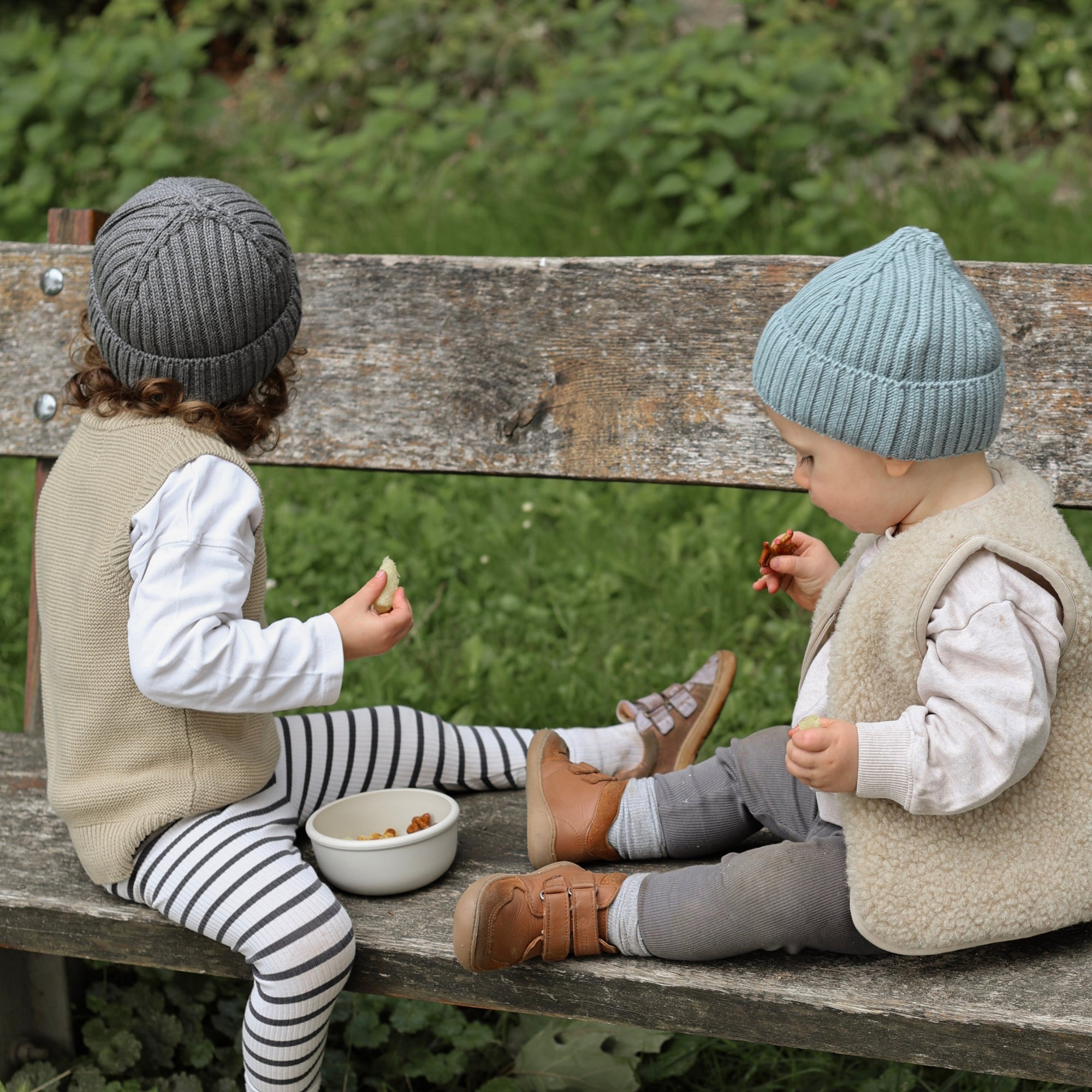 Merinowollen muts kind | Essential Mint