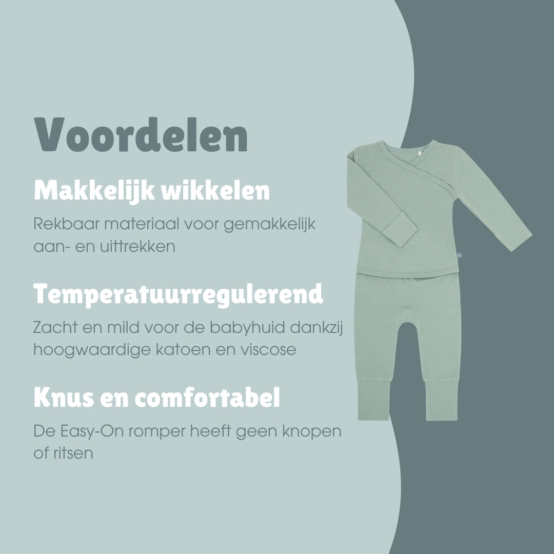 Easy-on Boxpak met Lange Mouwen | Essential Mint