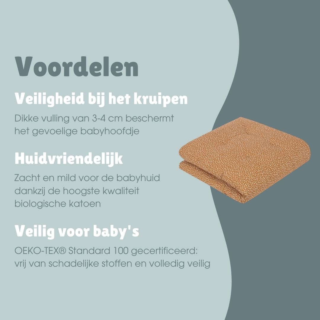 Speelkleed | Bloemen Caramel