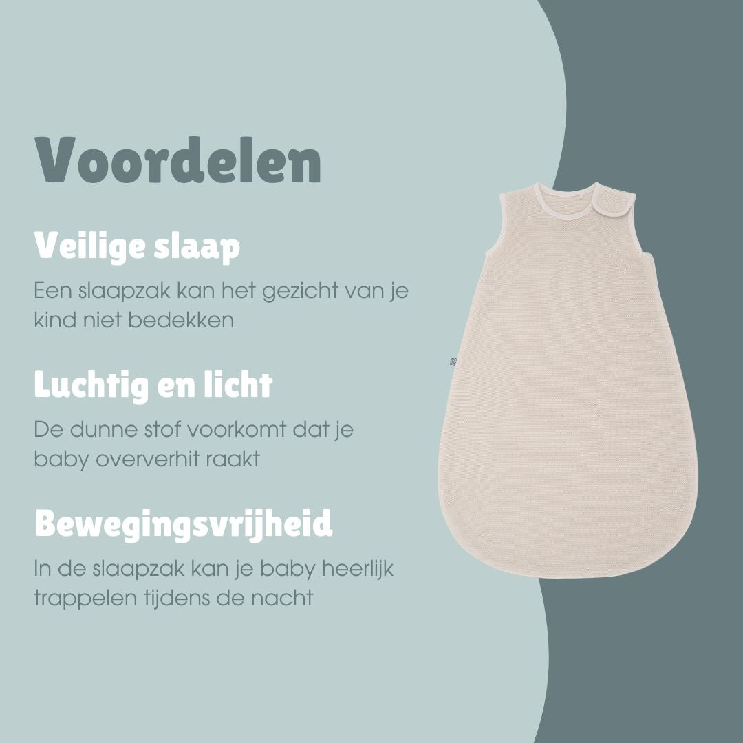 Wol-Zijde Slaapzak 0.5 TOG | Essential Beige