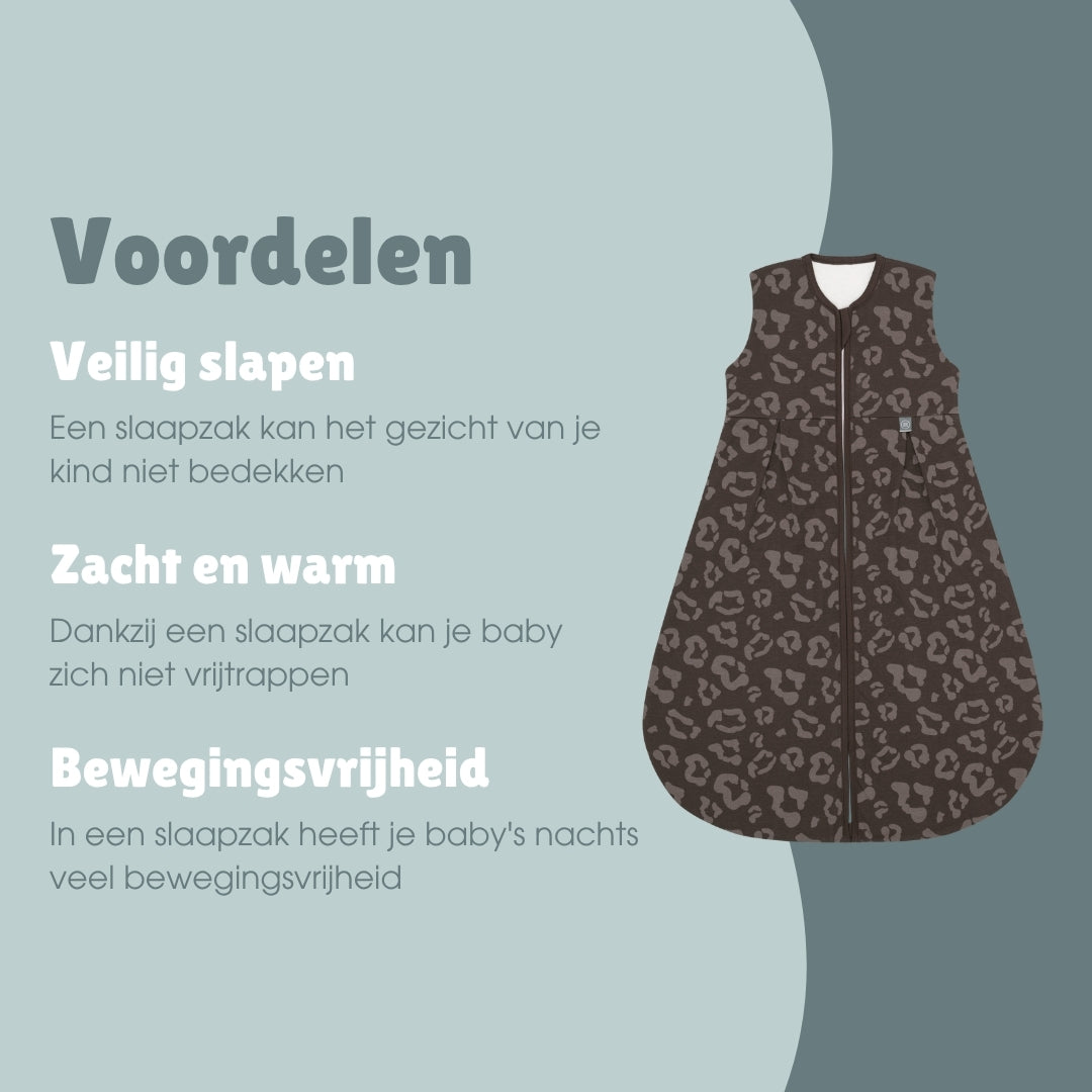 Slaapzak 1.0 TOG | Luipaard Chocolade