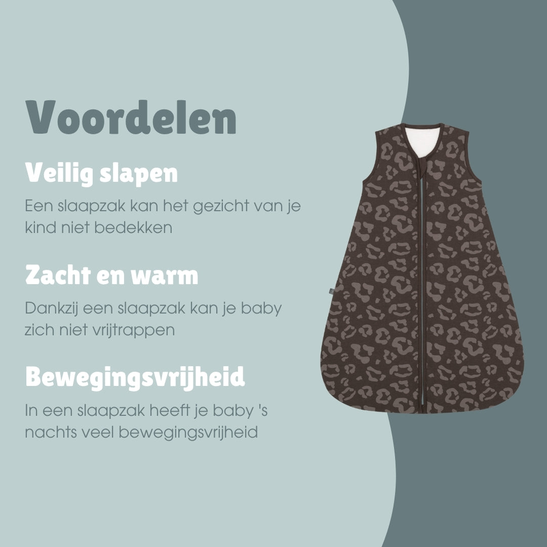 Slaapzak 2.5 TOG | Luipaard Chocolade