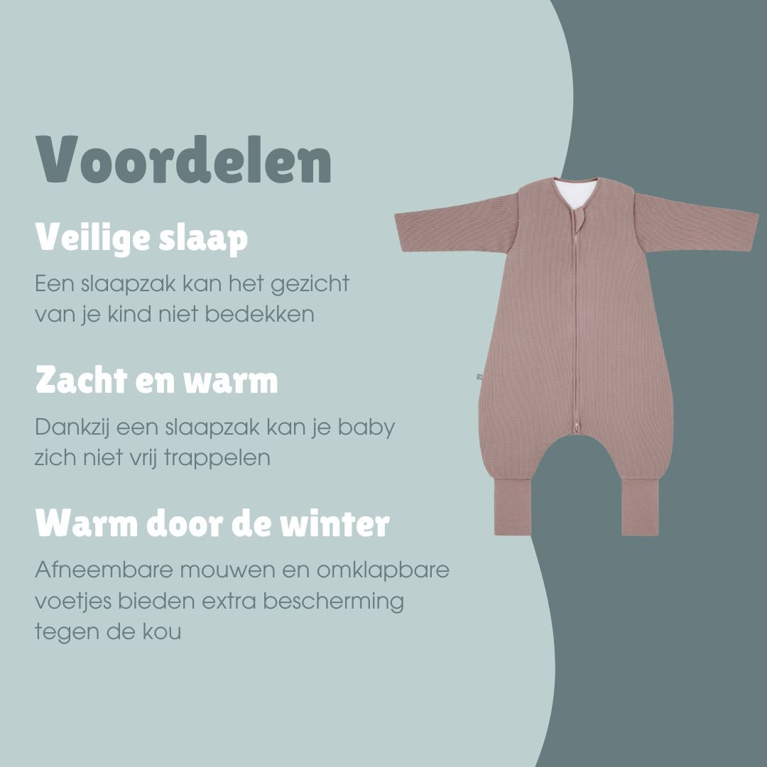 Slaapzak met voetjes en mouwen 3.5 TOG | Essential Berry