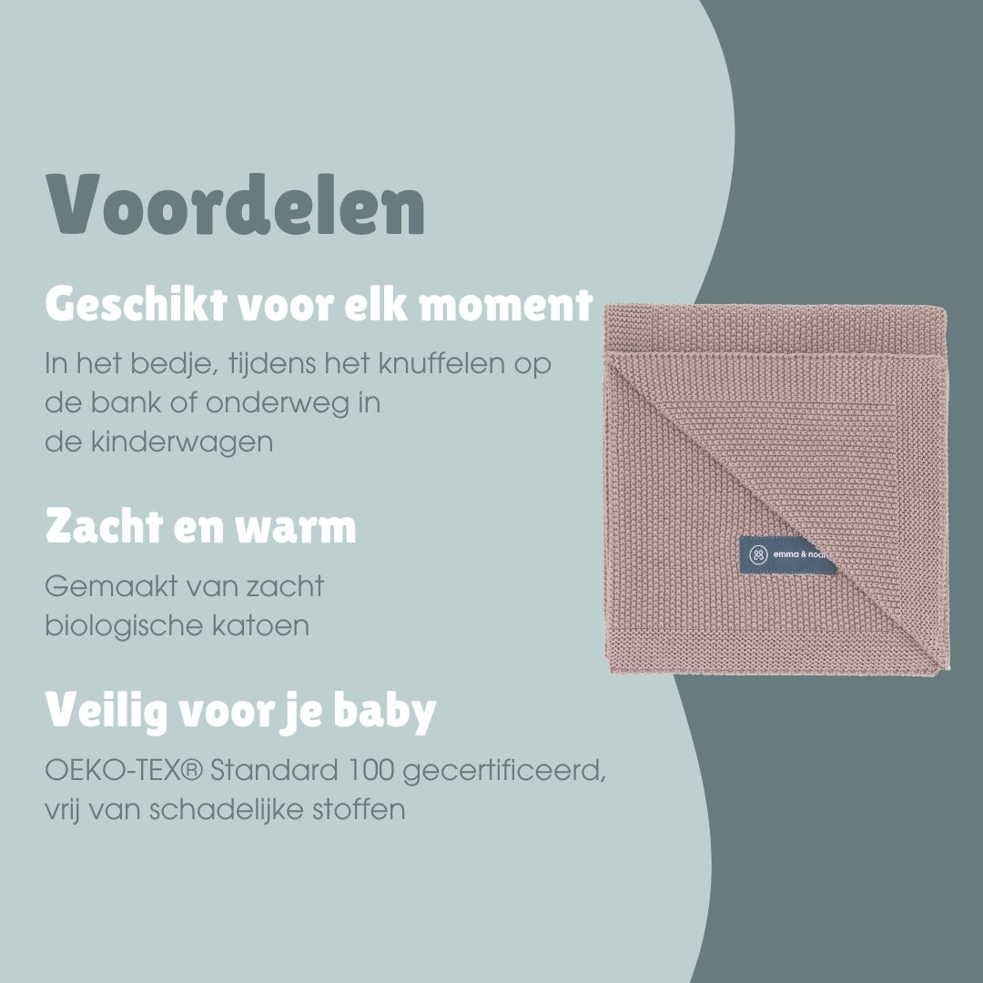 Gebreid deken | Essential Berry
