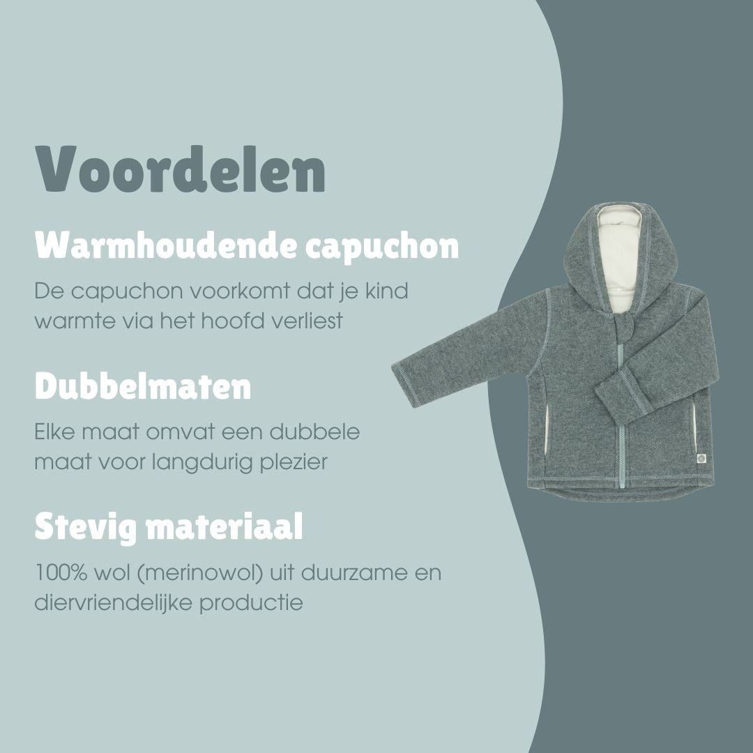 Wollen jas | Essential Mint
