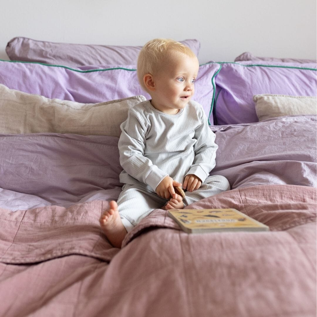 Pyjama lang 2-delig | Essential Grijs