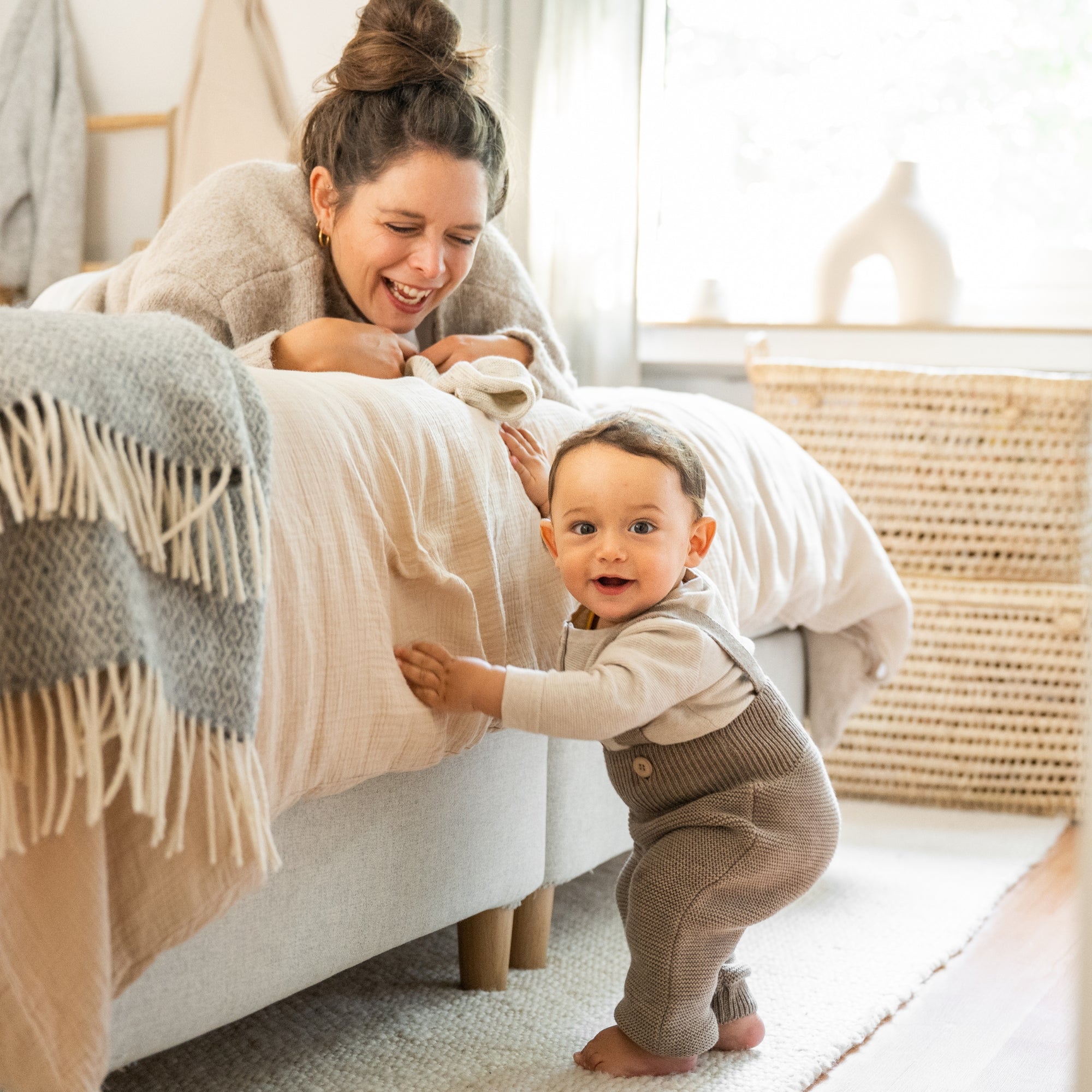 Merinowollen breibroek | Essential Beige