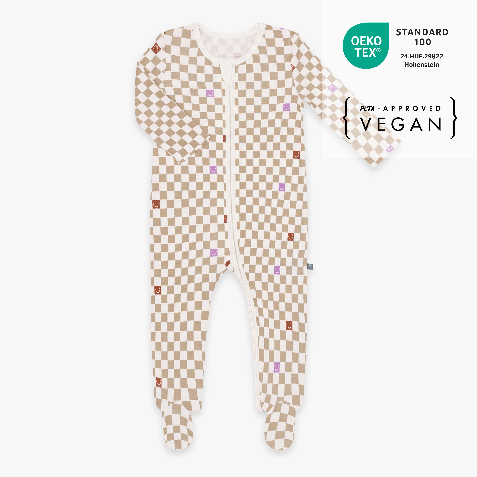 Pyjama met voetjes | Check Smile