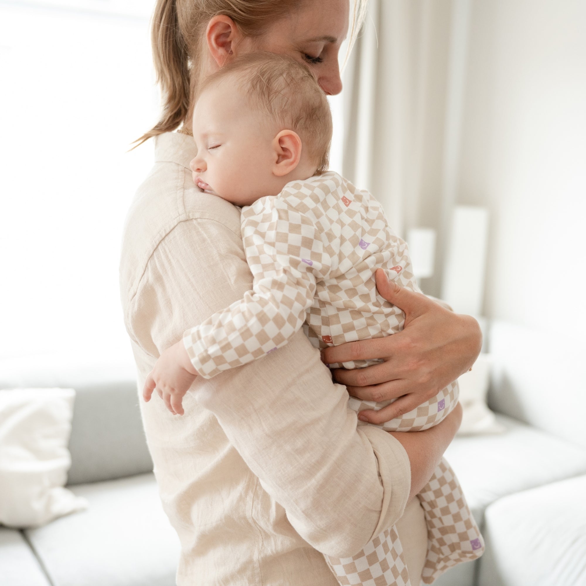 Pyjama met voetjes | Check Smile