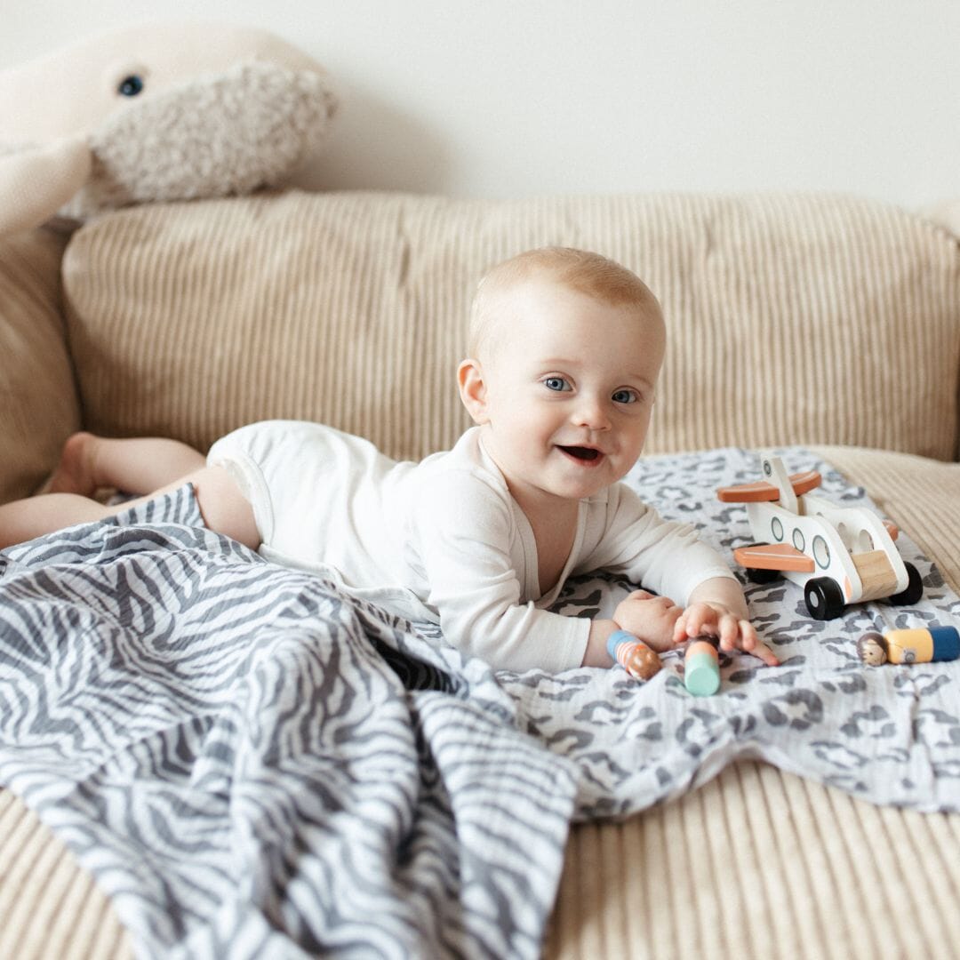 Hydrofiele doeken set 2 stuks | Luipaard Grijs