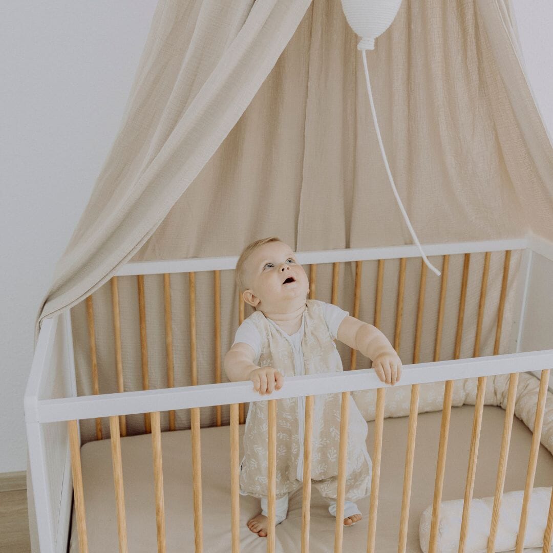 Mousseline slaapzak met voetjes 0.5 TOG | Floral Sand