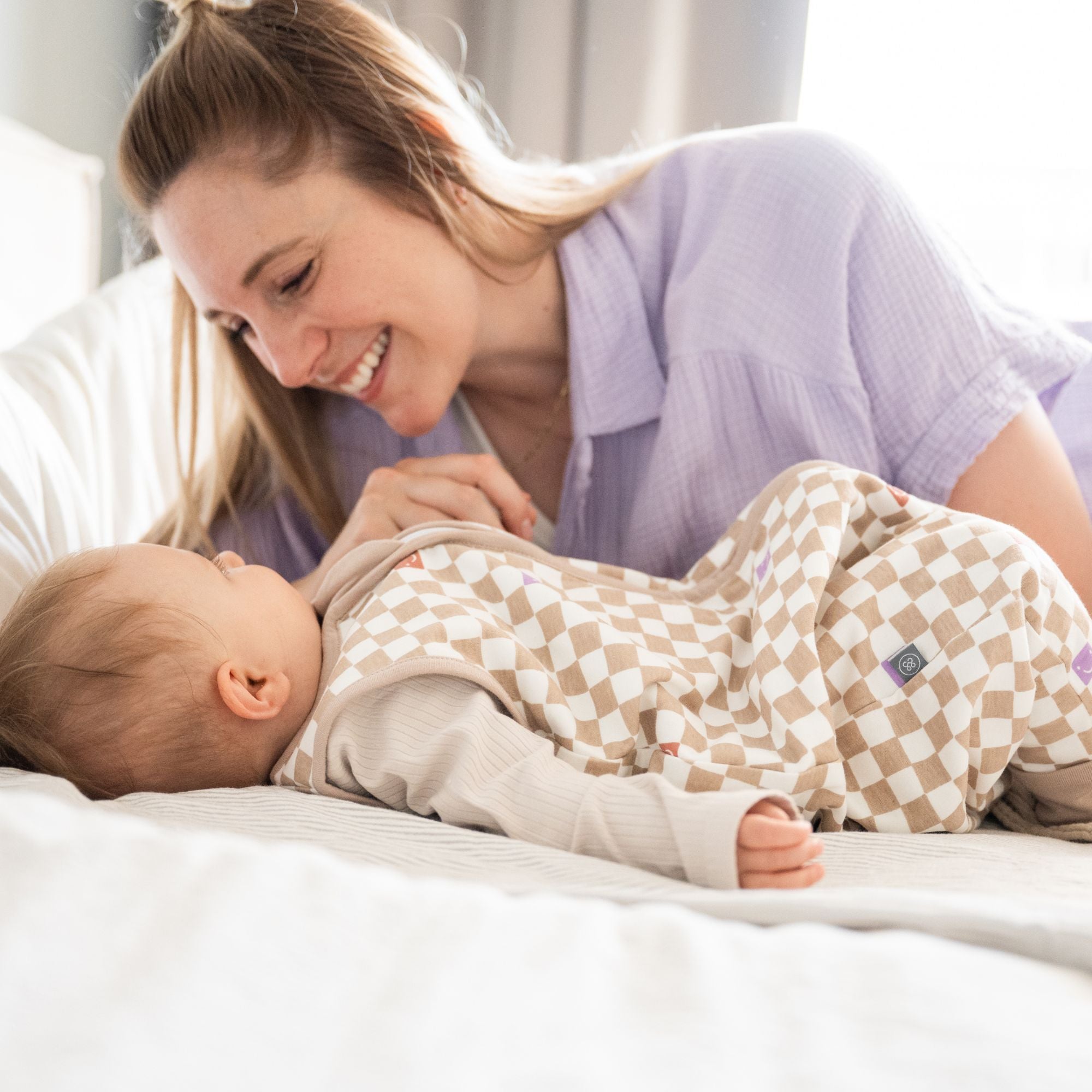 Slaapzak met voetjes 1.0 TOG | Check Smile