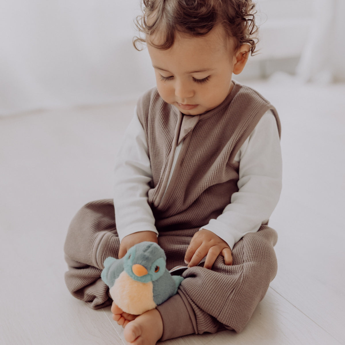 Slaapzak met voetjes 1.0 TOG | Essential Taupe