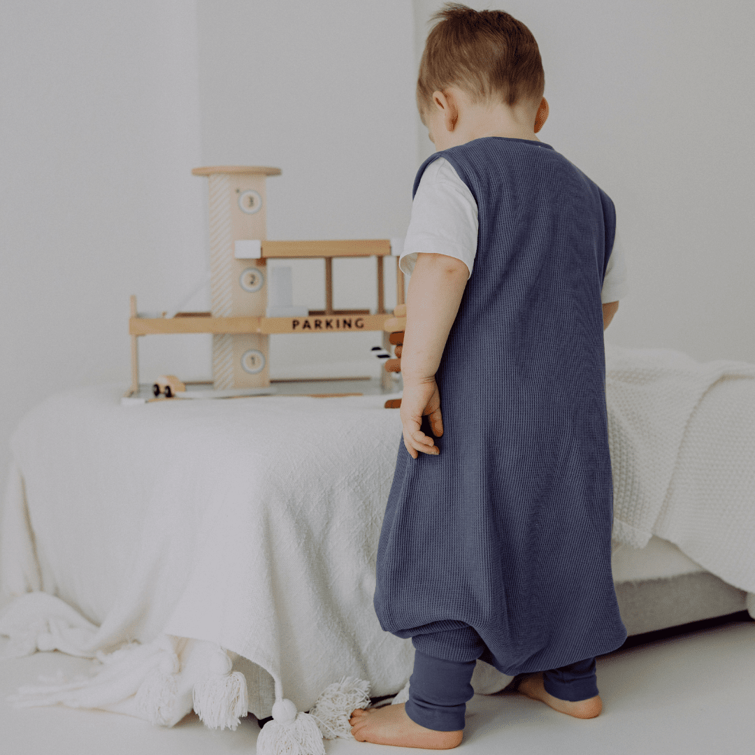 Slaapzak met voetjes 1.0 TOG | Essential Blauw