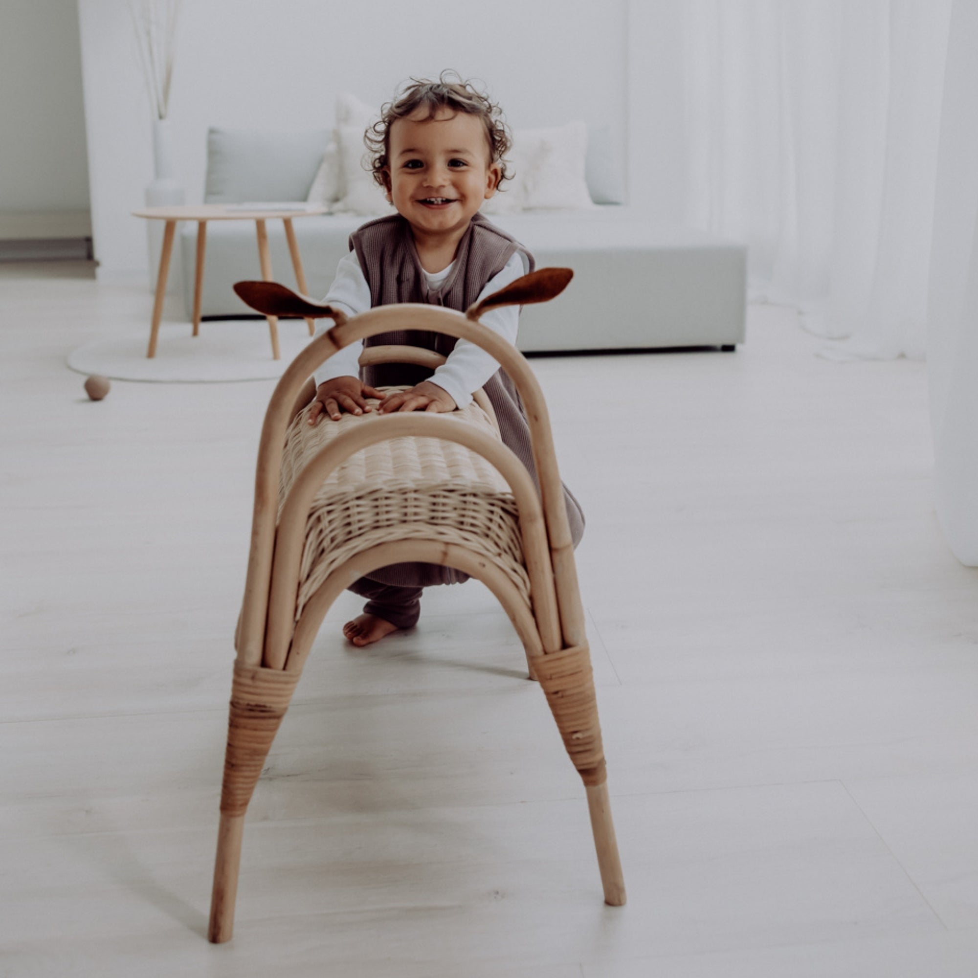 Slaapzak met omslagvoet 2.5 TOG | Essential Taupe