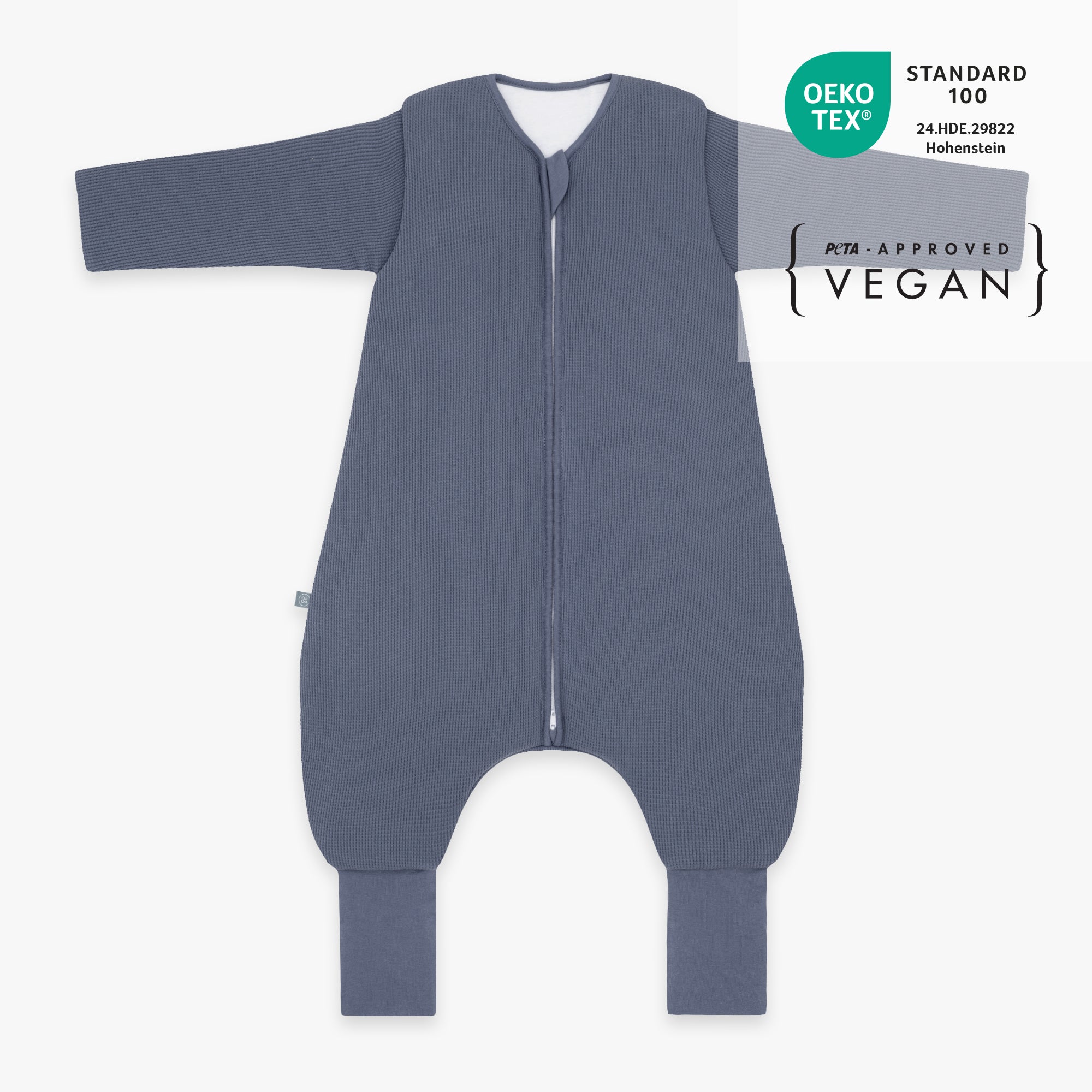 Slaapzak met voetjes en mouwen 3.5 TOG | Essential Blauw
