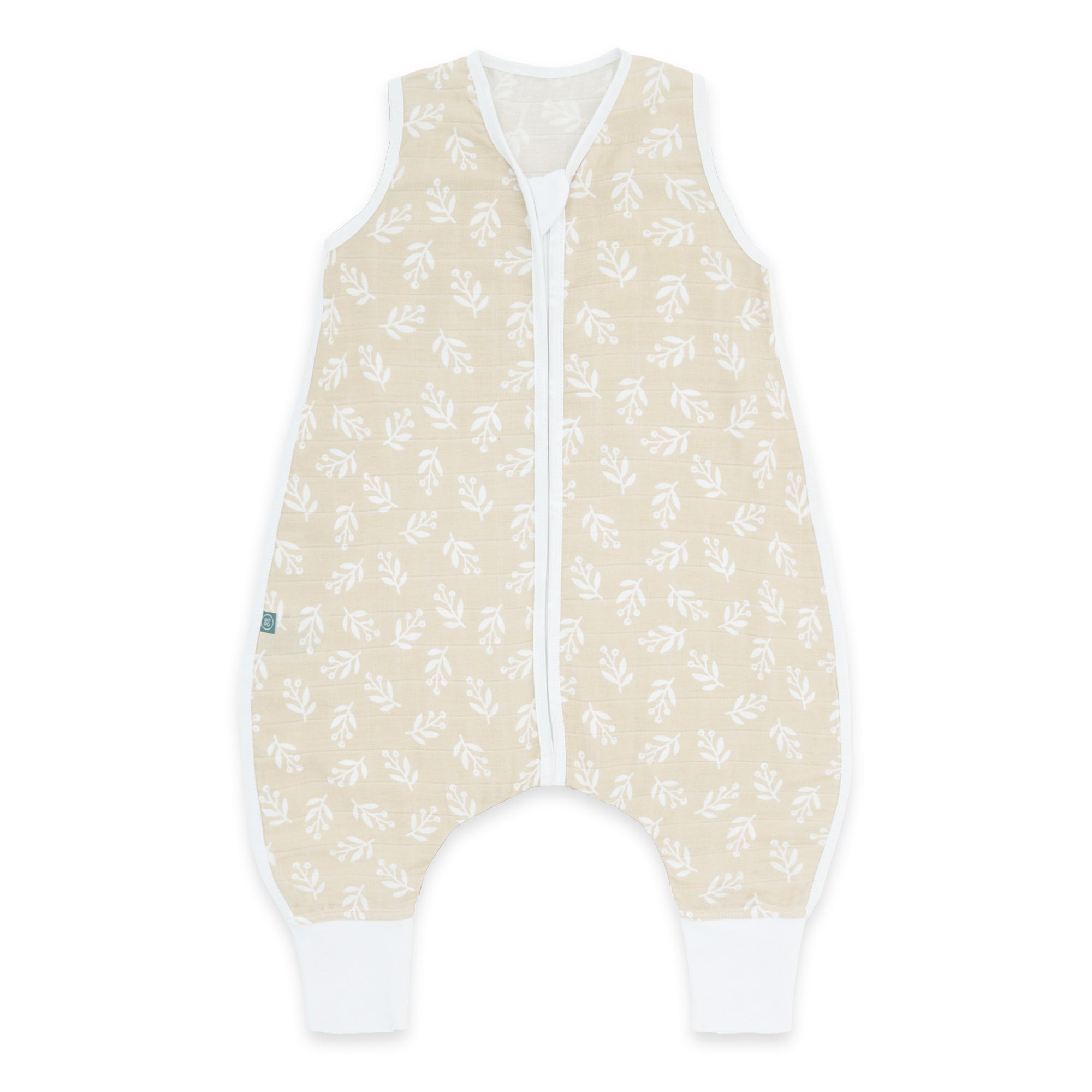 Mousseline slaapzak met voetjes 0.5 TOG | Floral Sand
