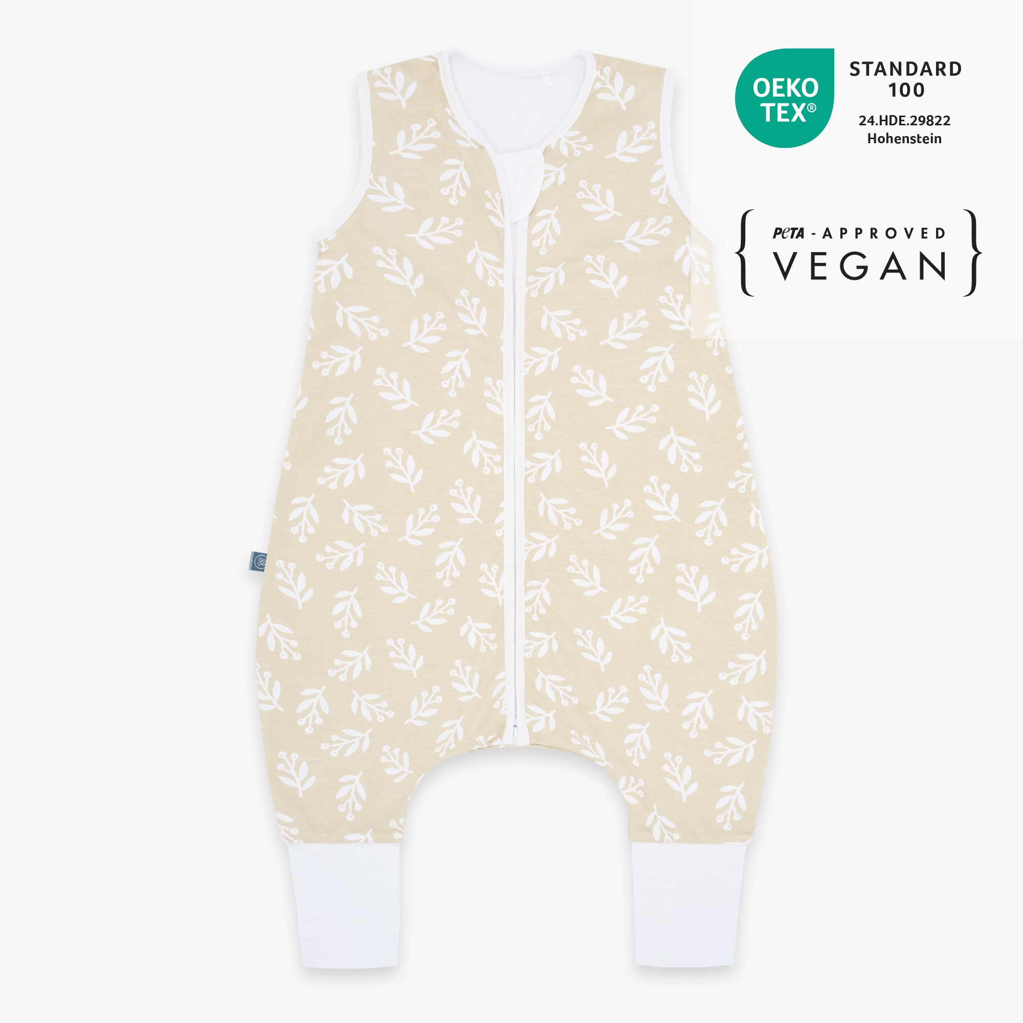 Slaapzak met voetjes 1.0 TOG | Floral Sand