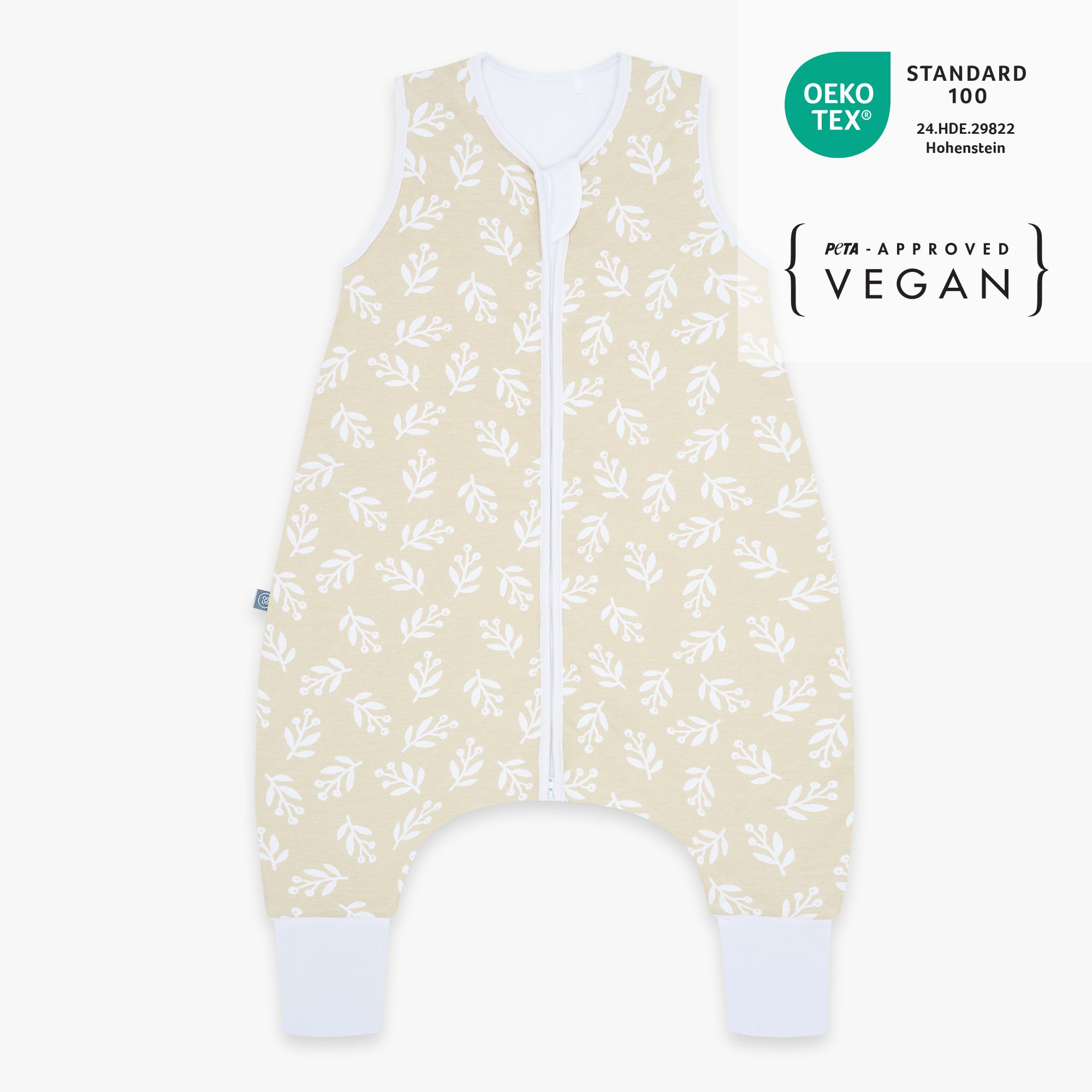 Slaapzak met voetjes 2.5 TOG | Floral Sand