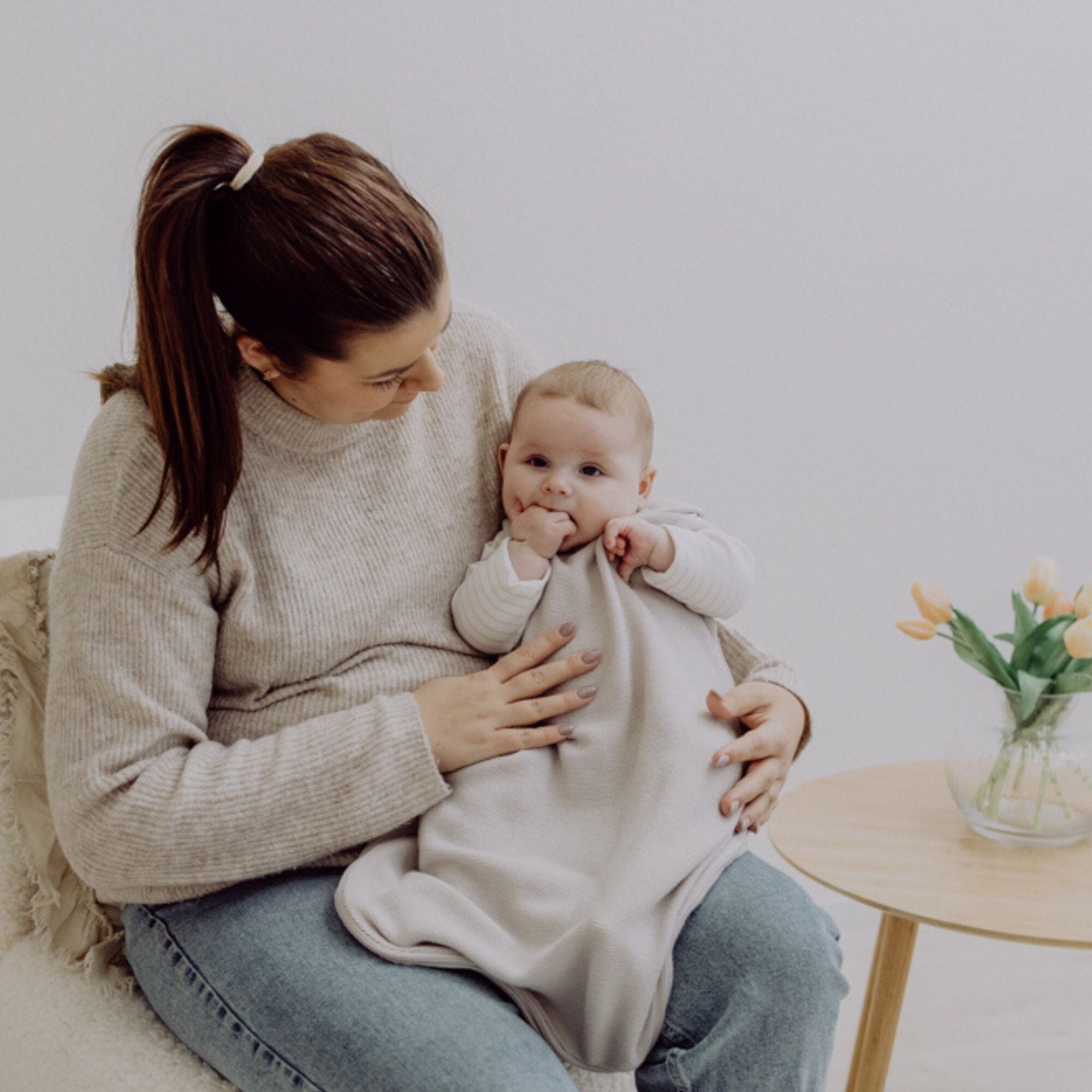 Wol-Zijde Slaapzak 0.5 TOG | Essential Beige