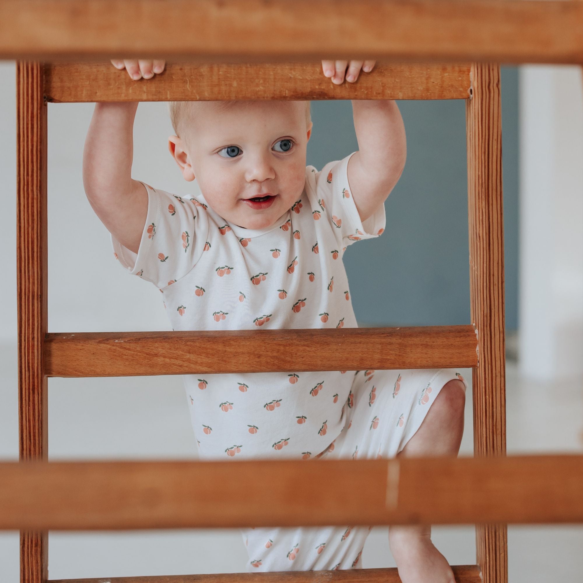 Pyjama kort 2-delig | Abrikoos