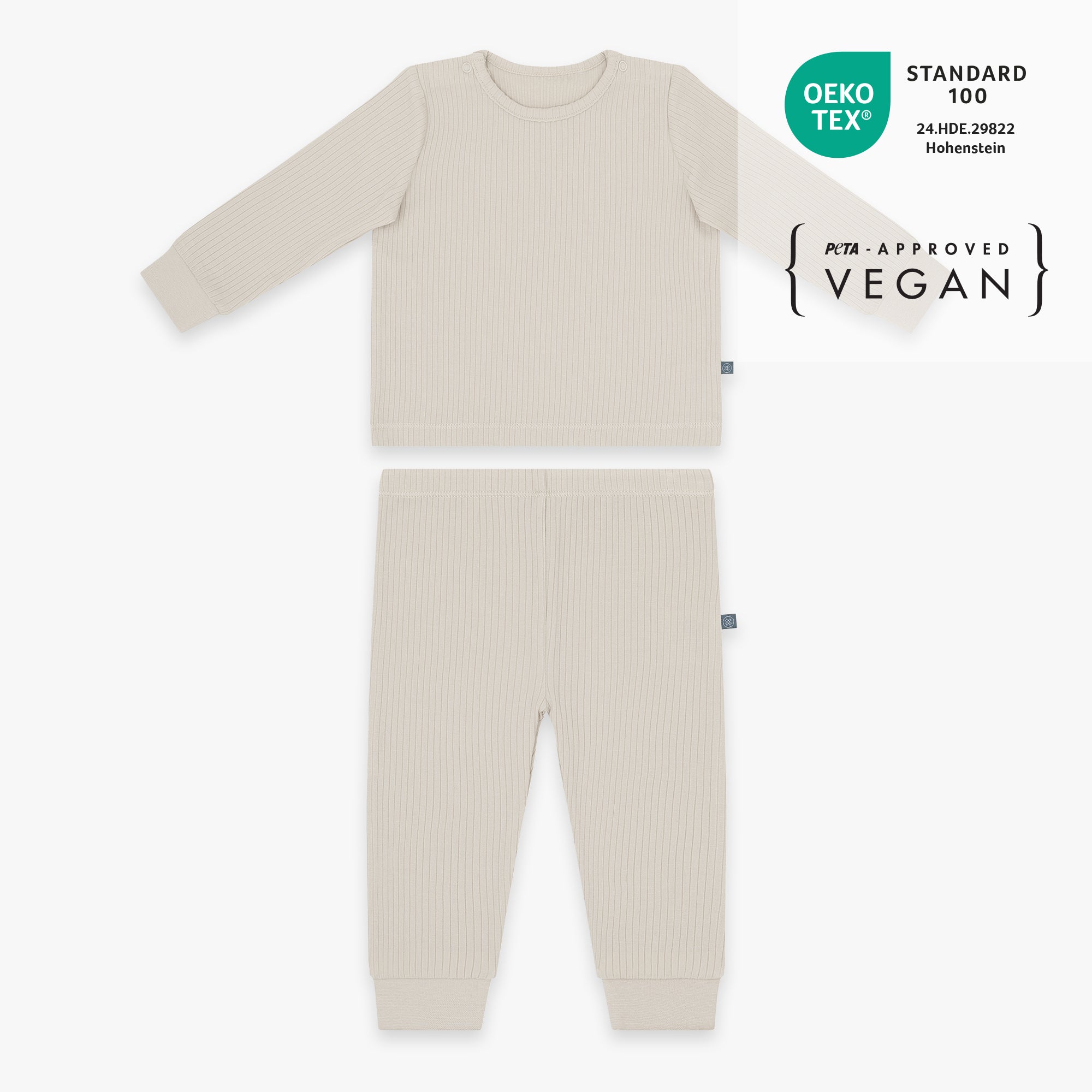 Pyjama lang 2-delig | Essential Beige