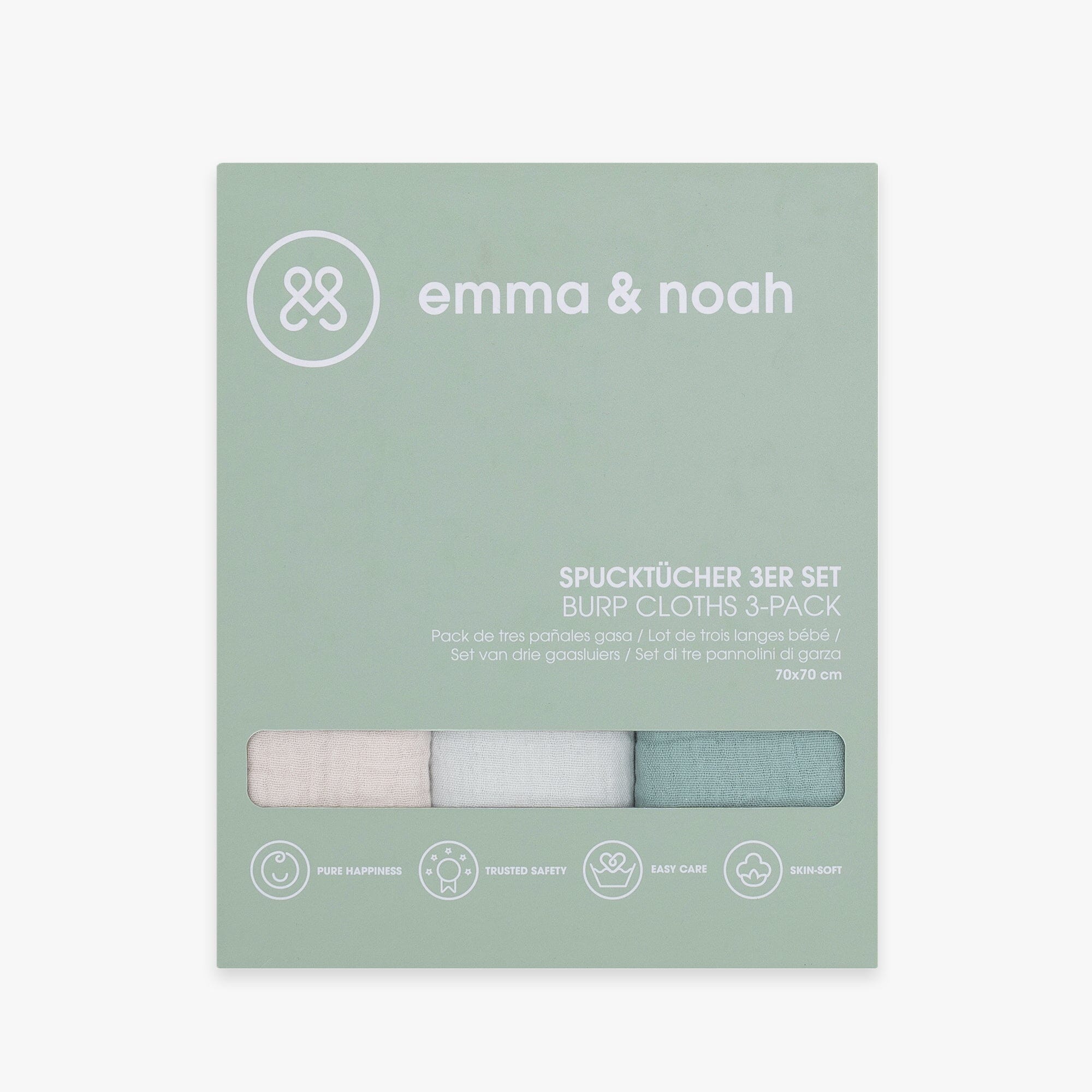 Hydrofiele doeken set 3 stuks | Essential tinten