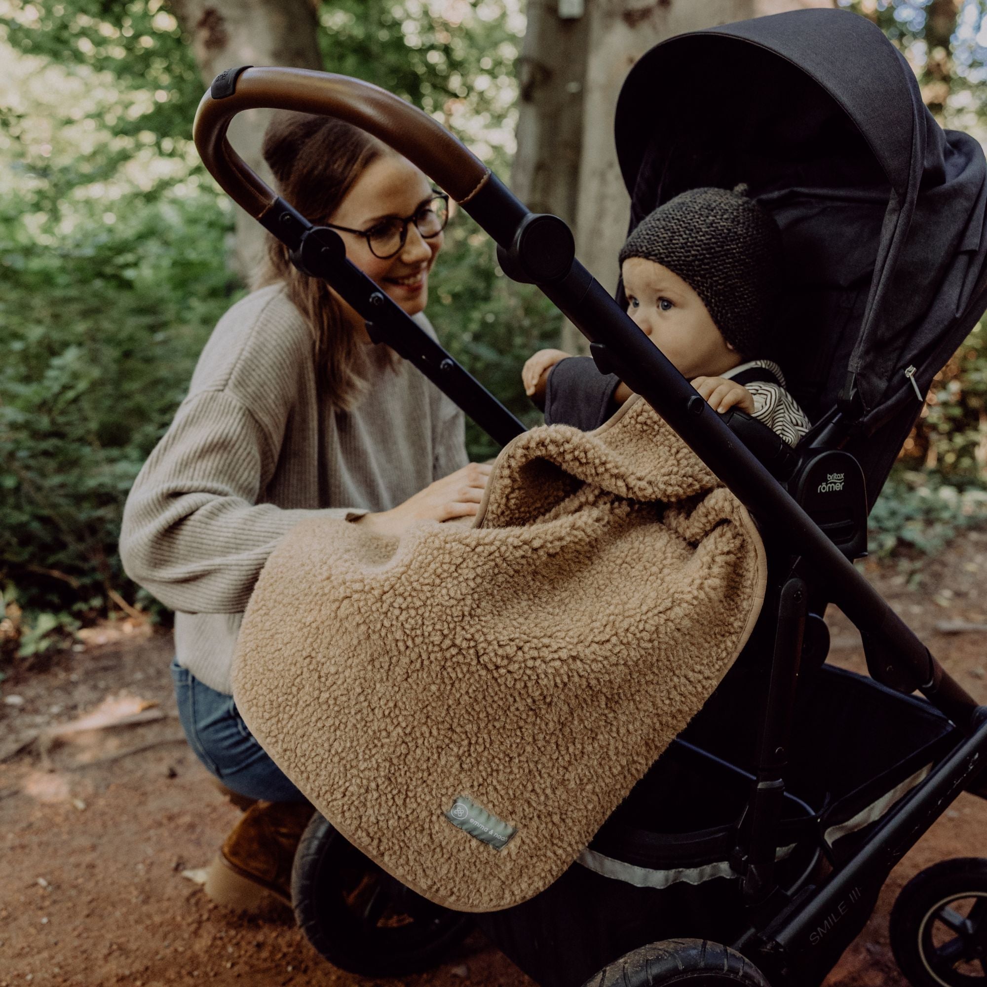 Merinowollen teddydekentje | Essential Taupe