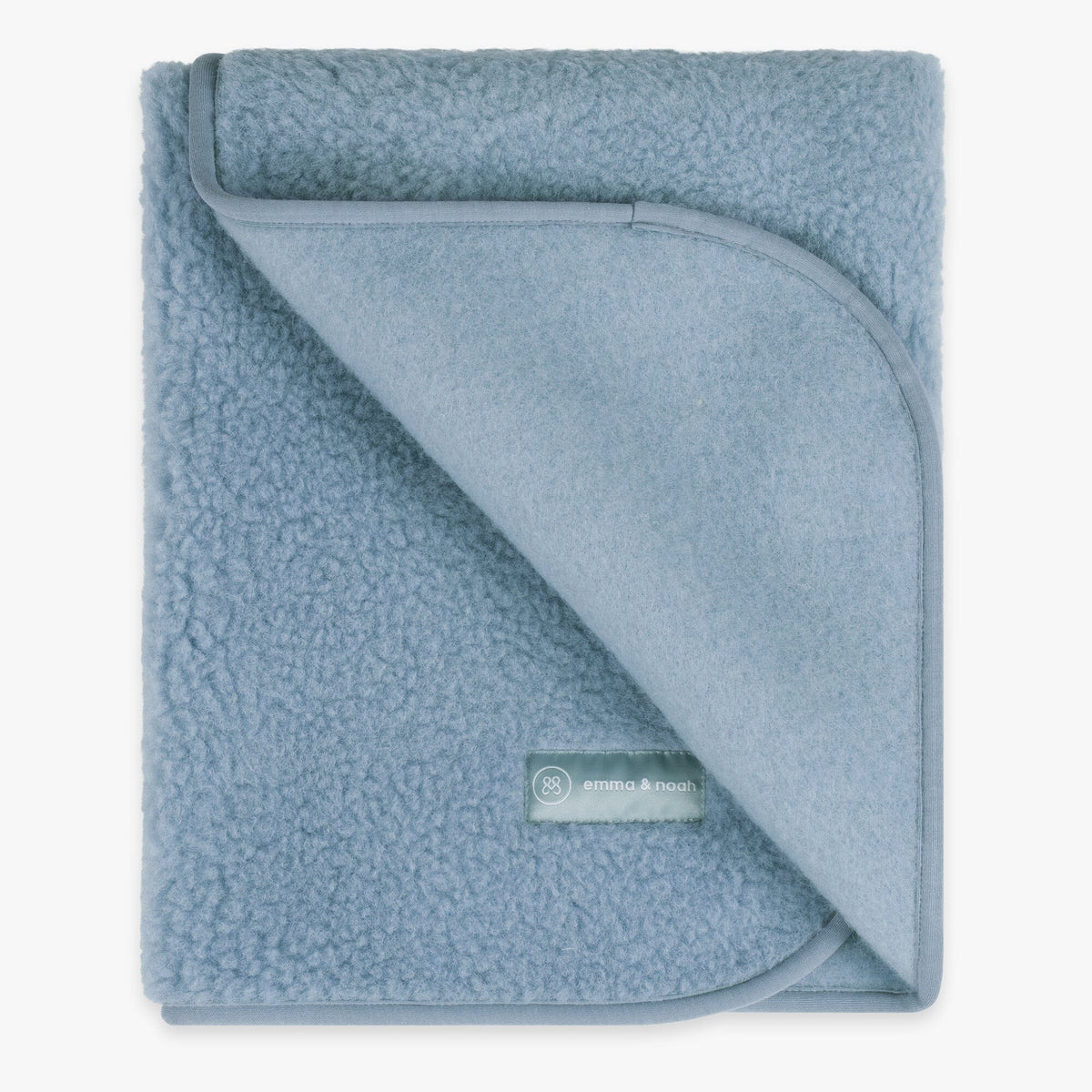 Merinowollen teddydekentje | Essential Ice Blue