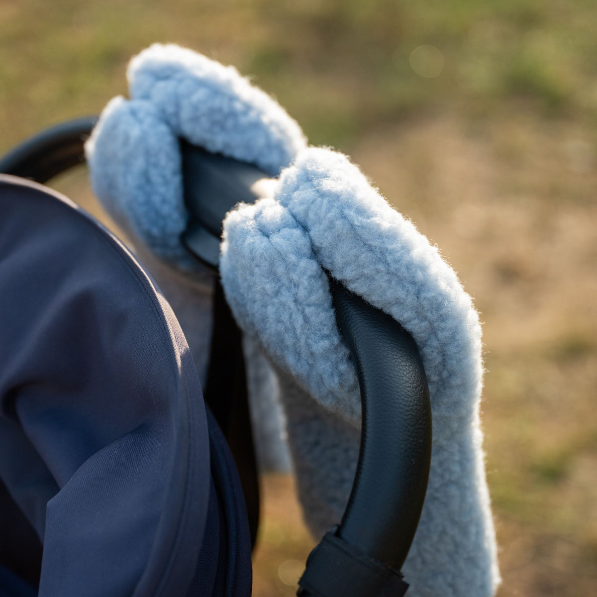 Merino kinderwagen handschoenen | Essential Ice Blue